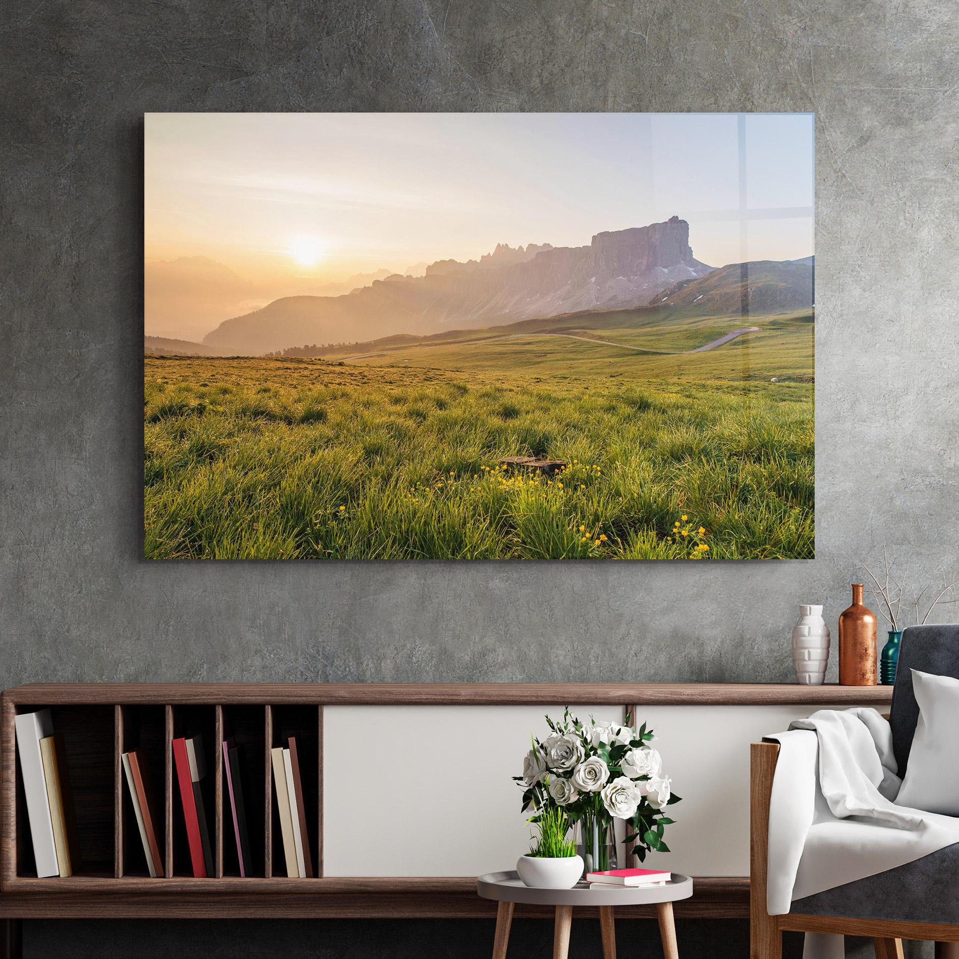 Tablou Sticla Calming View mockup 2