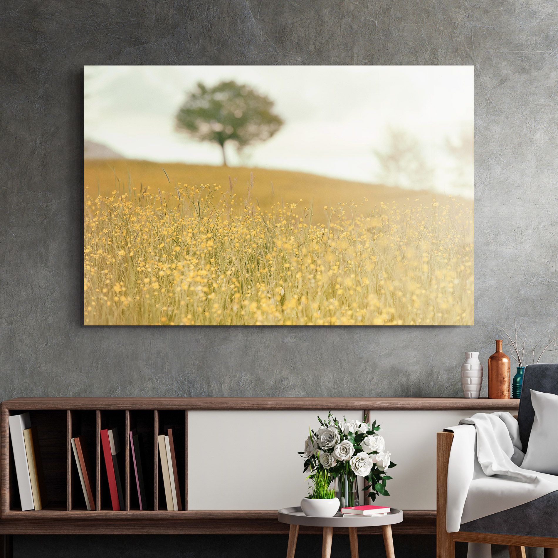 Cream Field Nature mockup 2