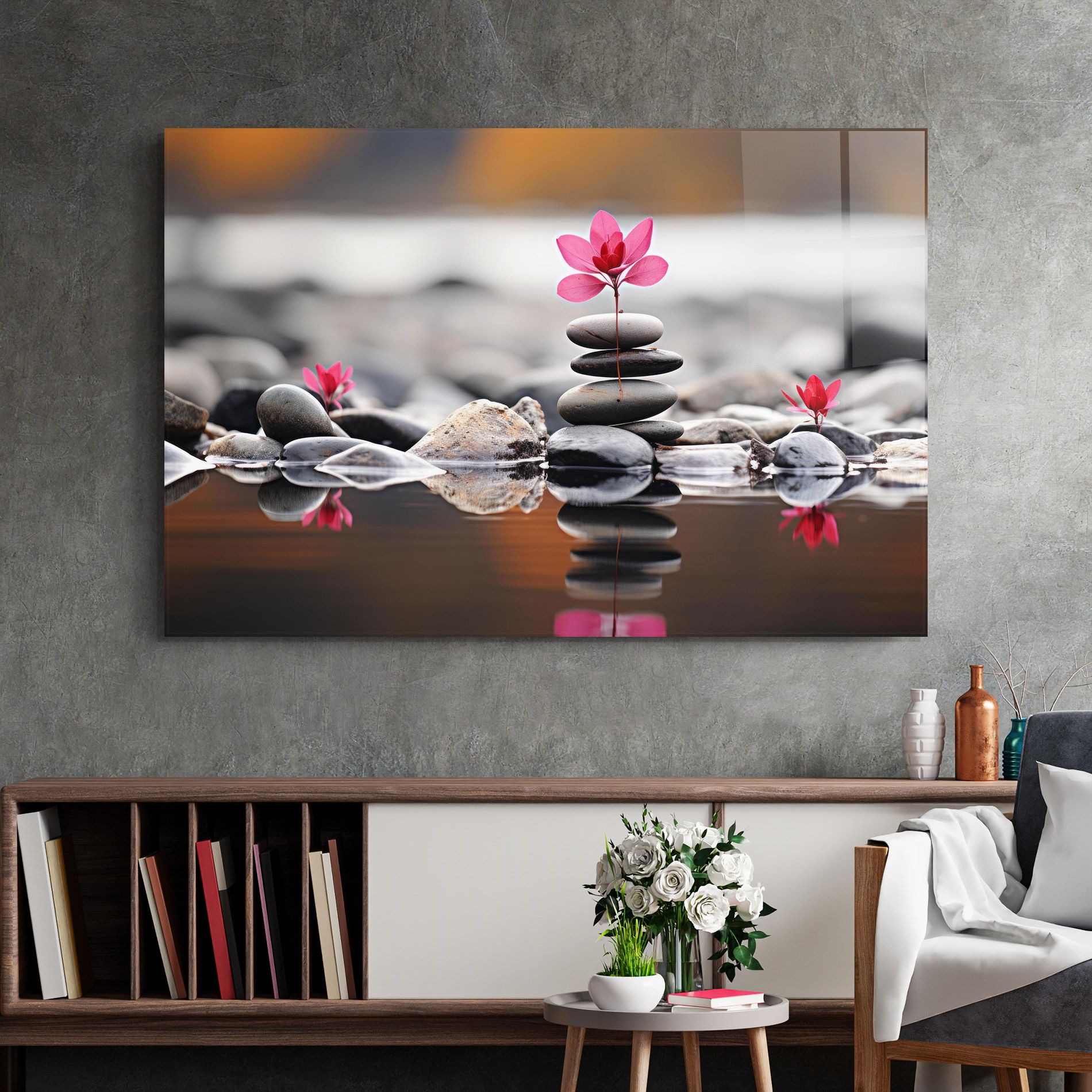 Grey Rocks Flower mockup 2