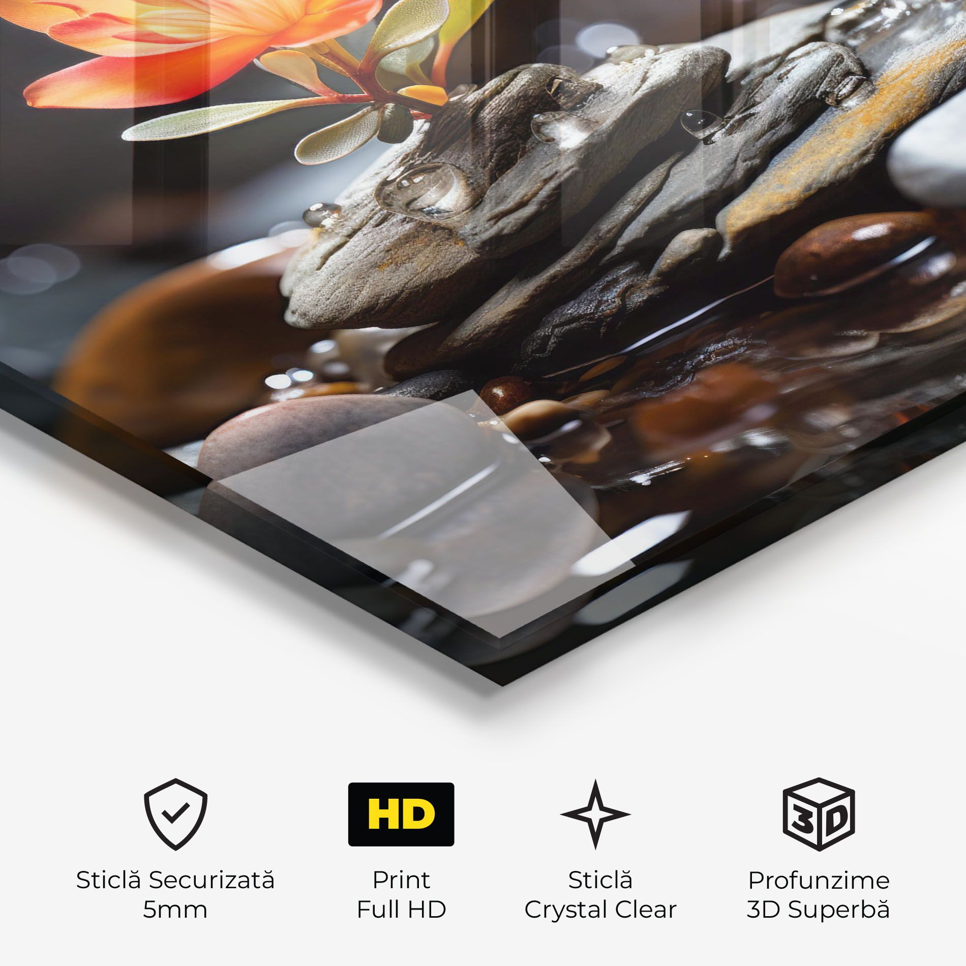 Orange Flower Stone mockup 3