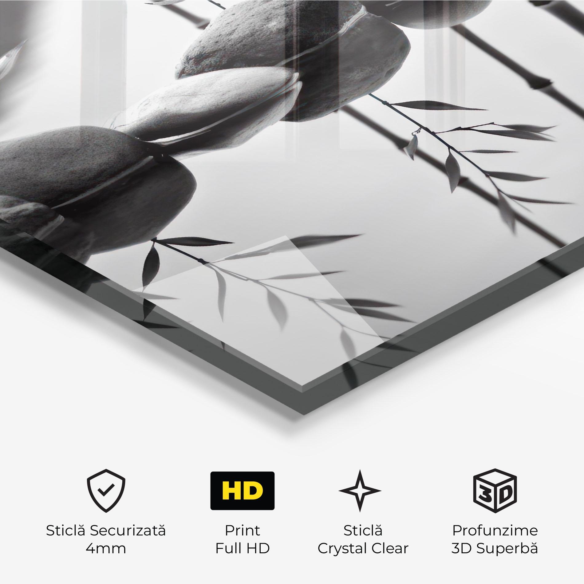 Tablou Sticla Bamboo Lake mockup 3