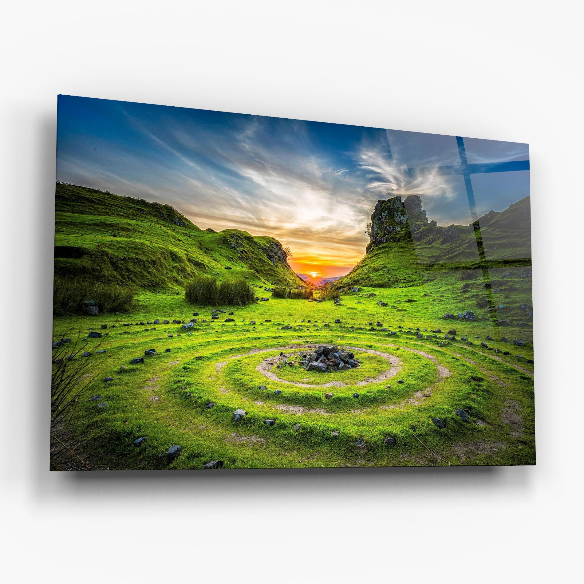 Green Circle Nature mockup 6