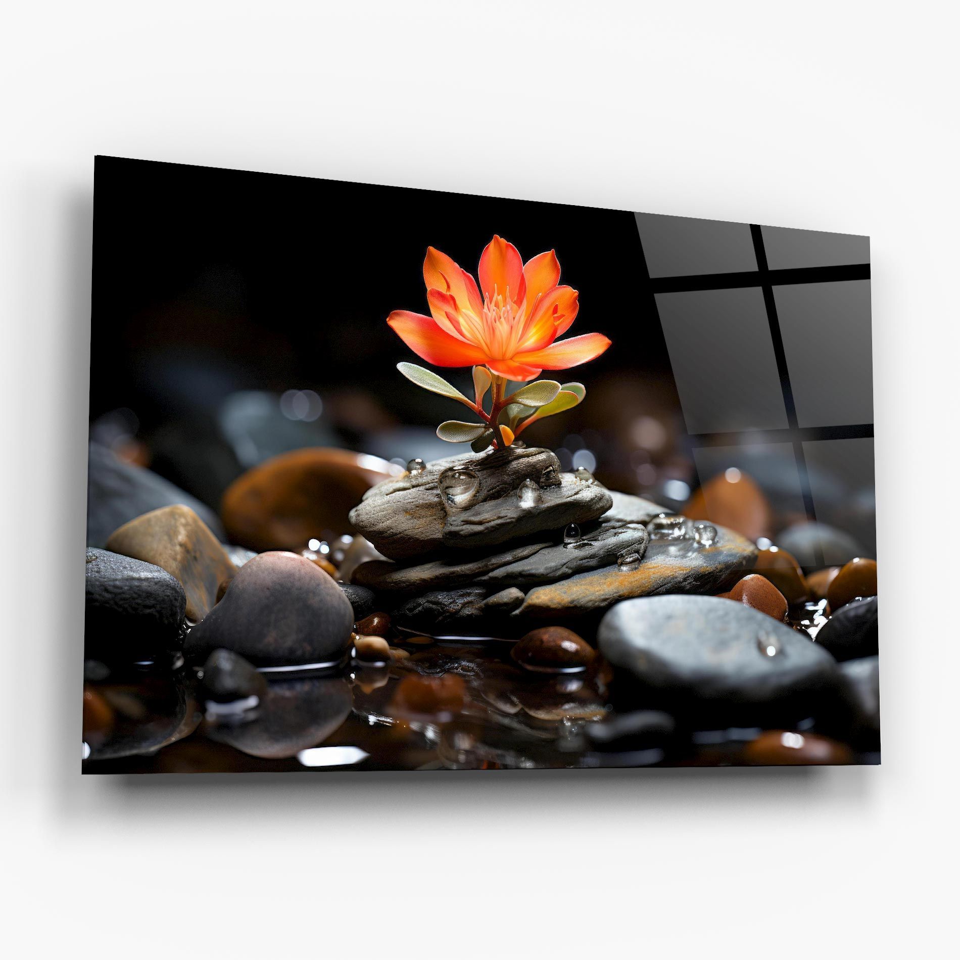 Orange Flower Stone mockup 6