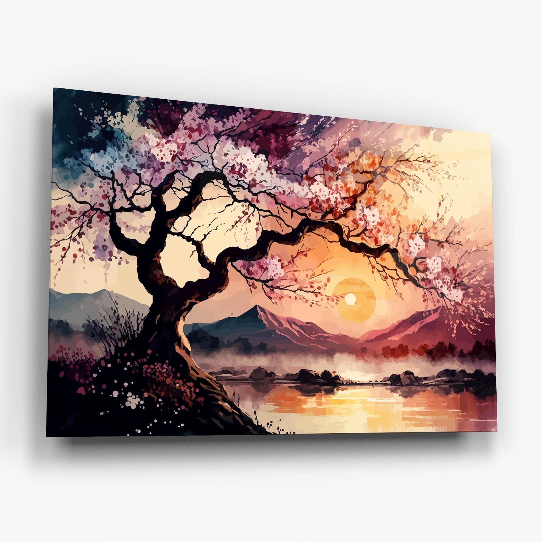 Pink Tree Nature mockup 6