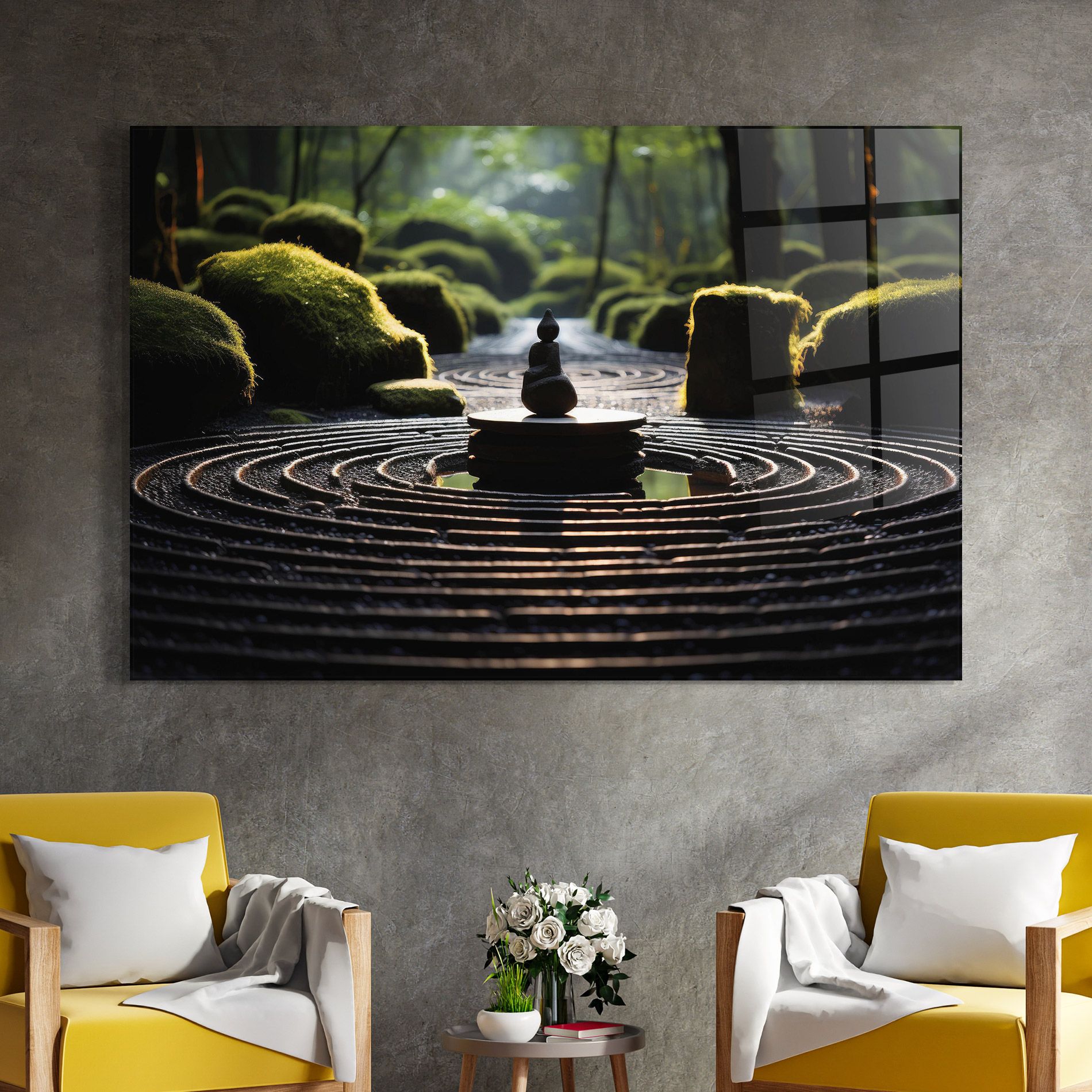Beautiful Zen Garden mockup 4