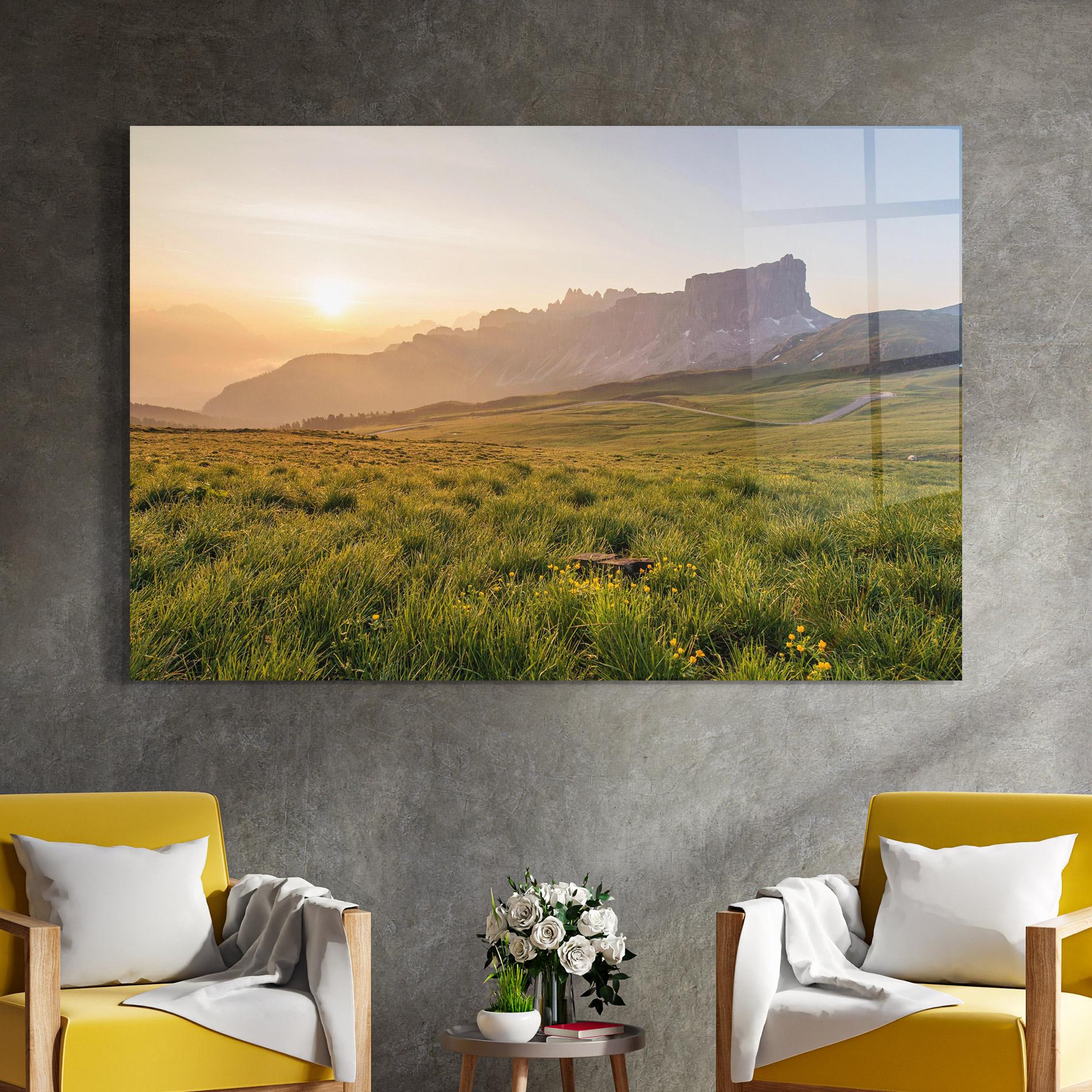 Tablou Sticla Calming View mockup 4