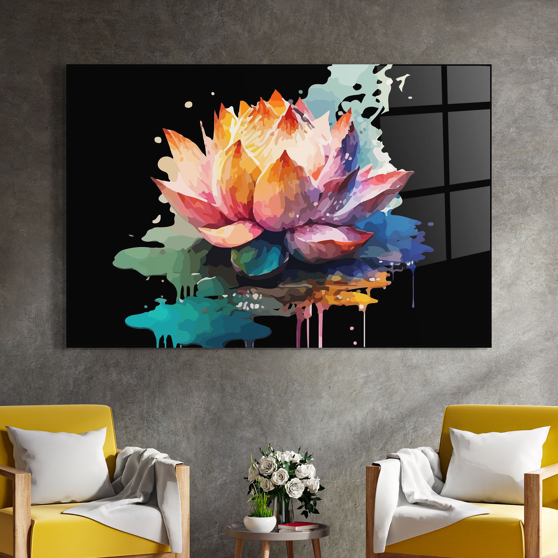 Colorful Lotus mockup 4