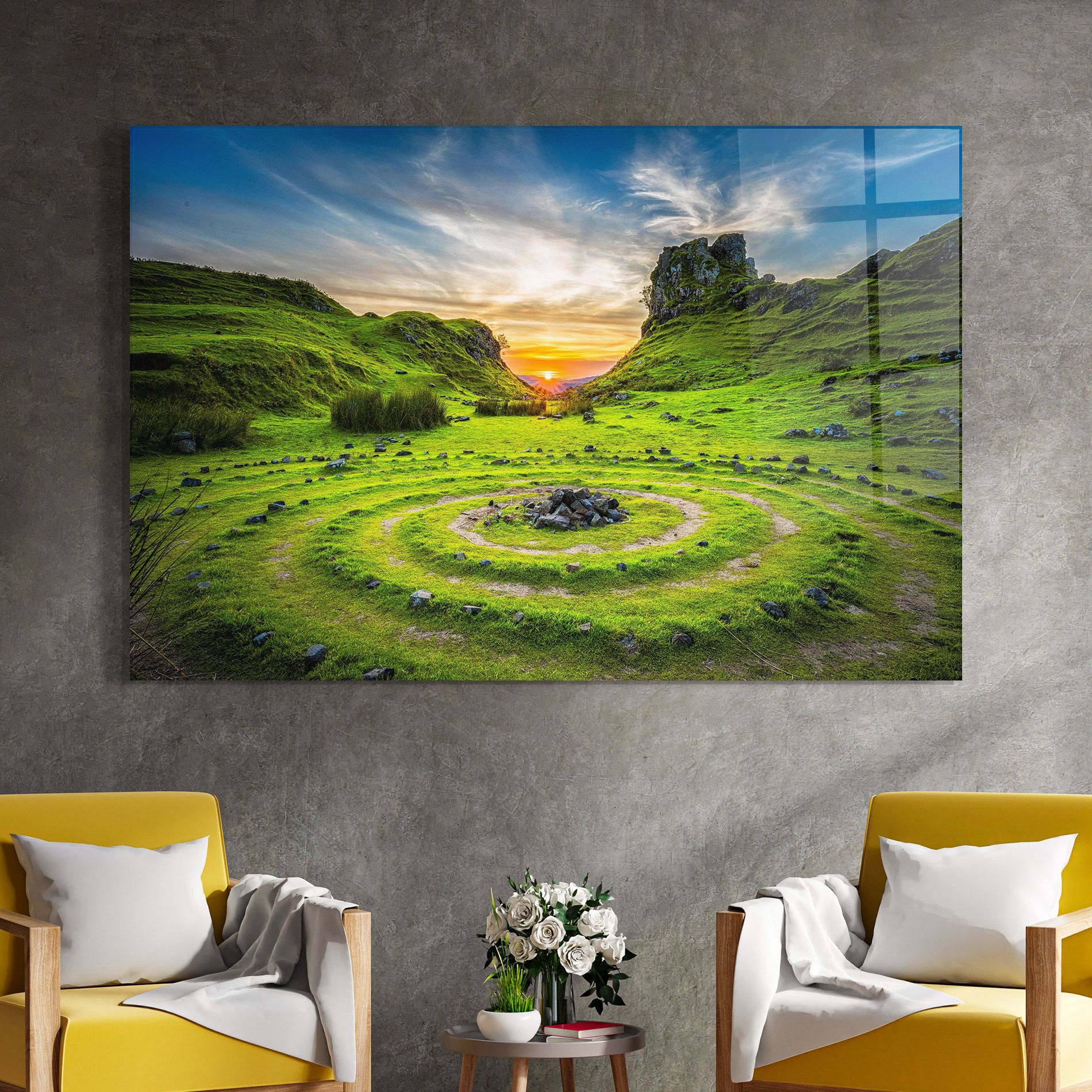 Green Circle Nature mockup 4