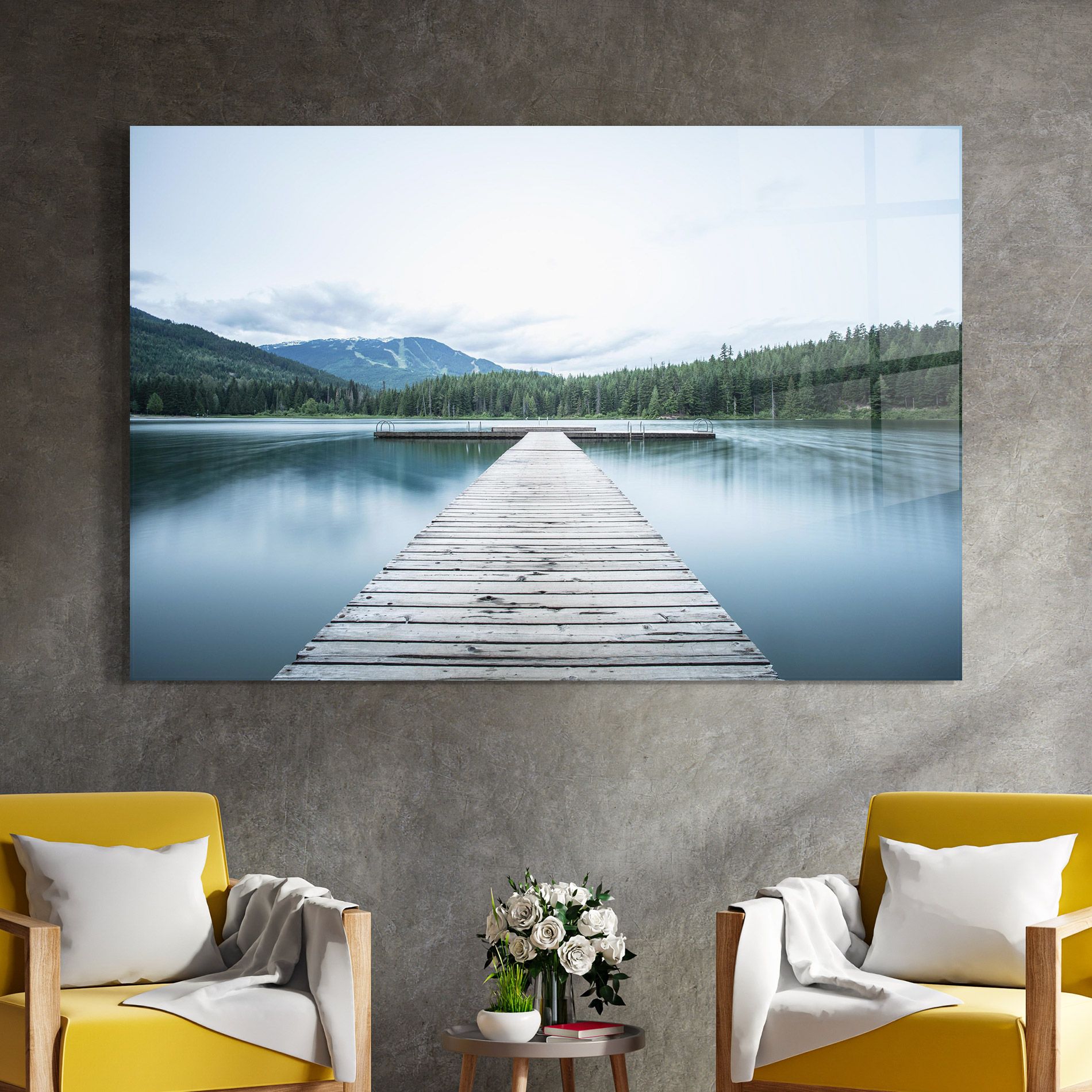 Lake Bridge View mockup 4