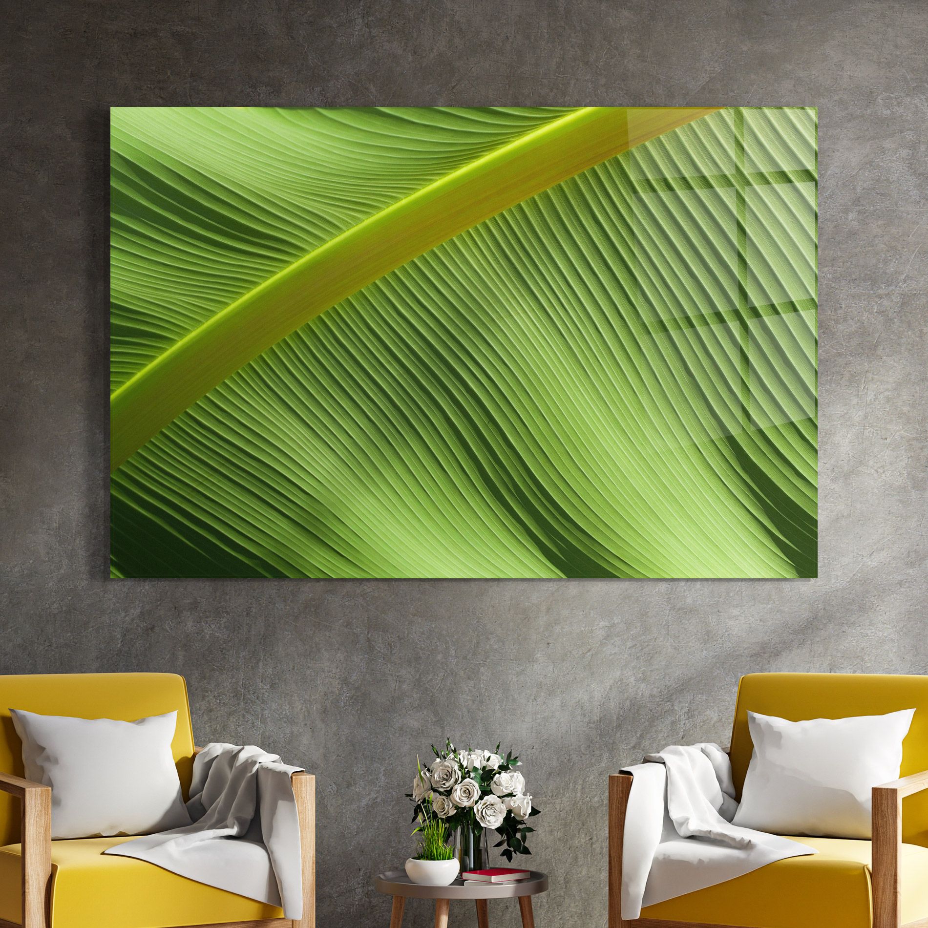Leaf Green Close Up mockup 4