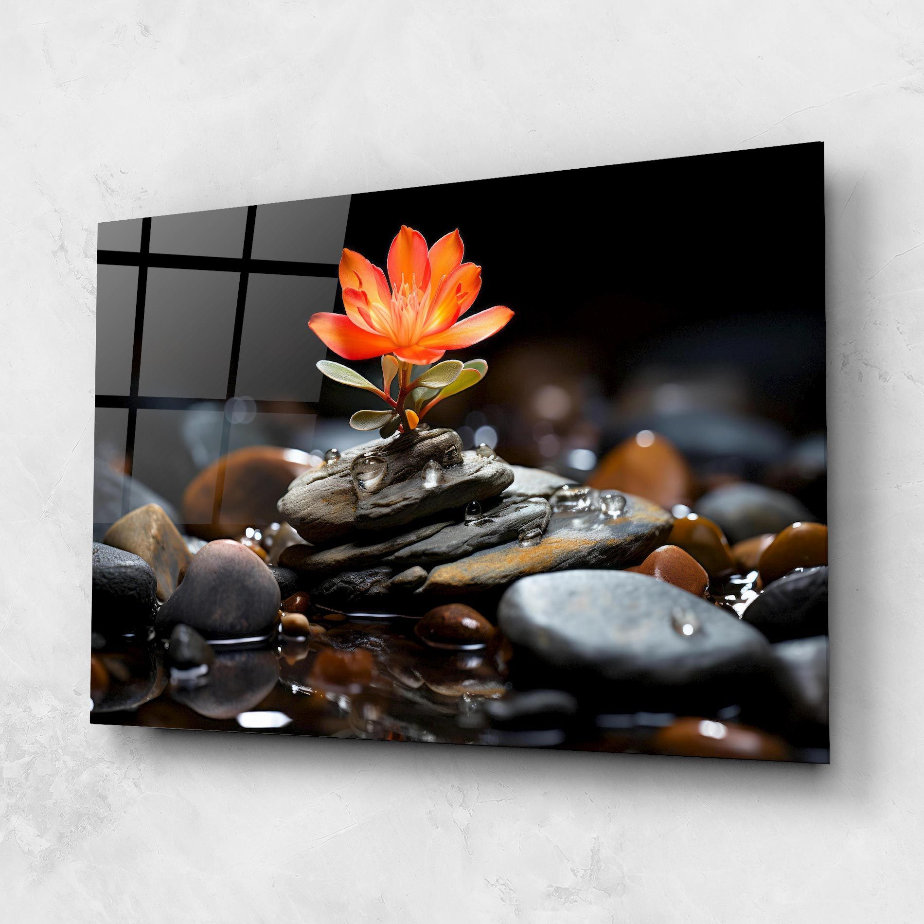 Orange Flower Stone mockup 1