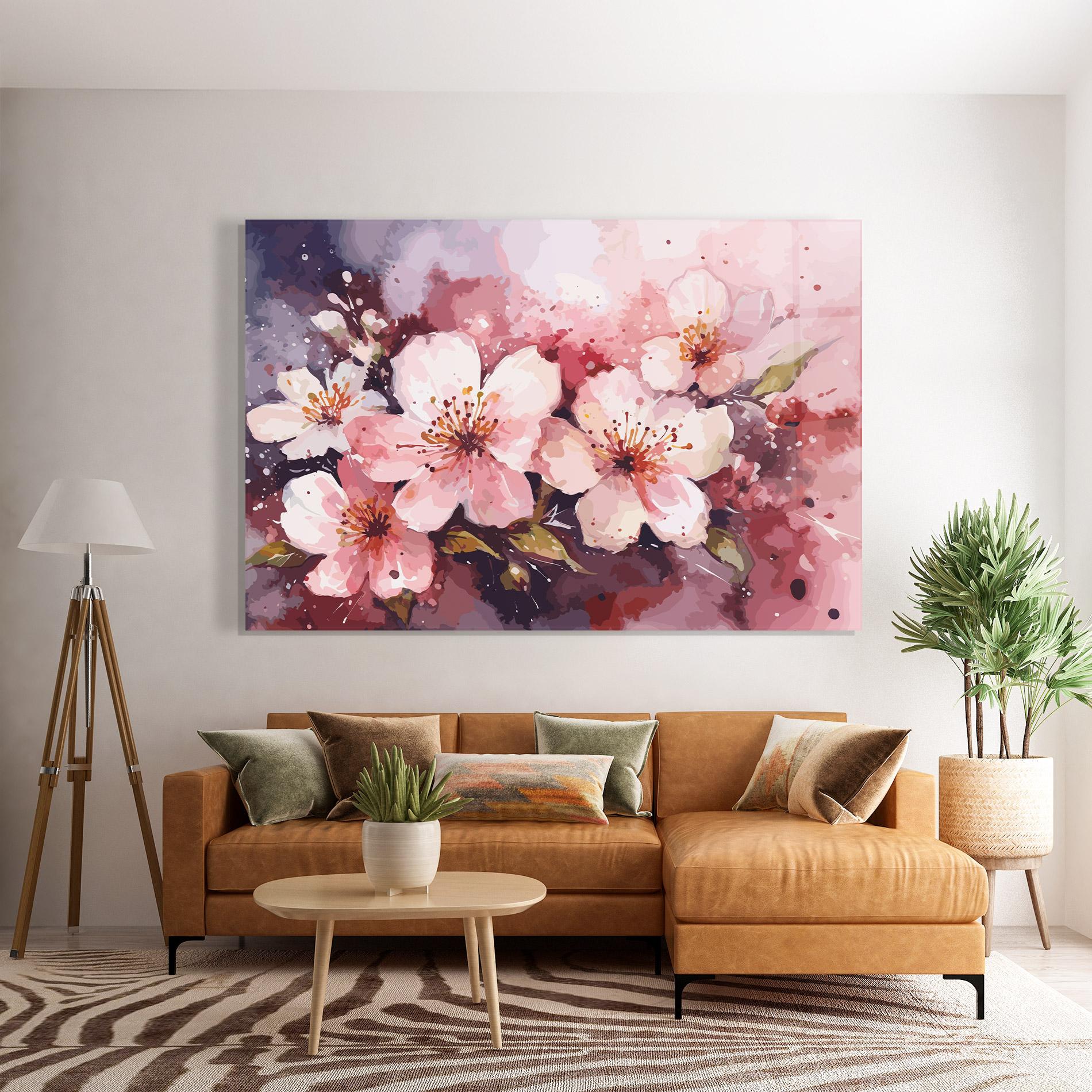 Tablou Sticla Beautiful Nature Art mockup 7