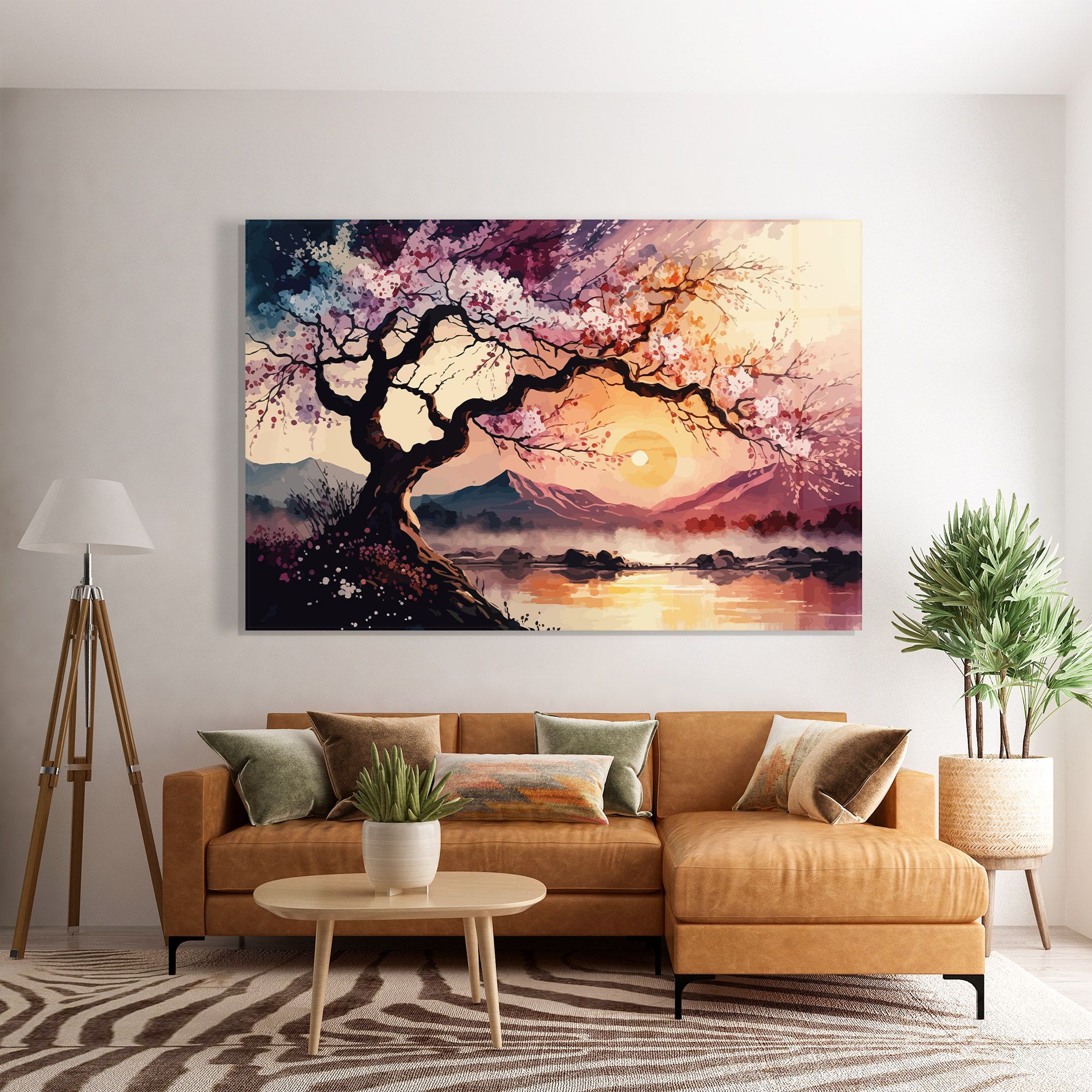 Pink Tree Nature mockup 7