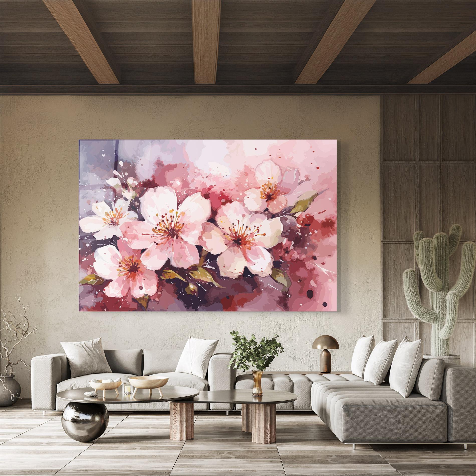 Tablou Sticla Beautiful Nature Art mockup 8