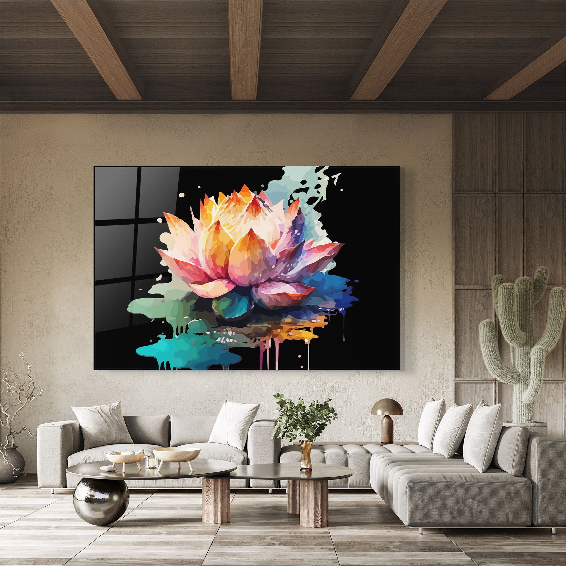 Colorful Lotus mockup 8