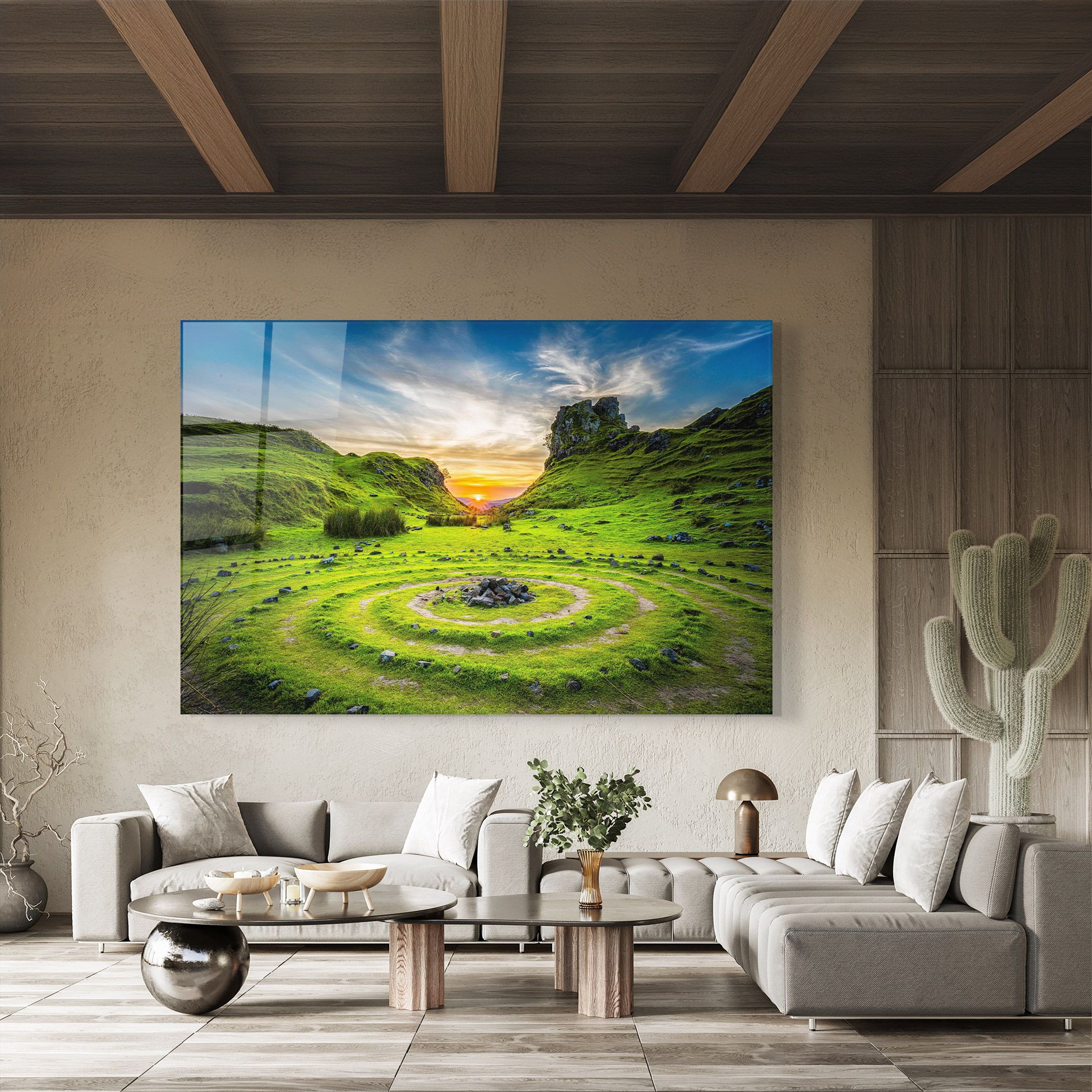 Green Circle Nature mockup 8