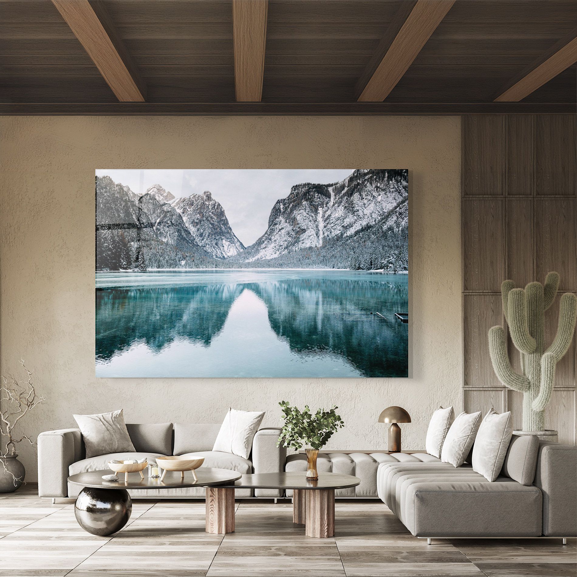 Lake Reflection Mountain mockup 8