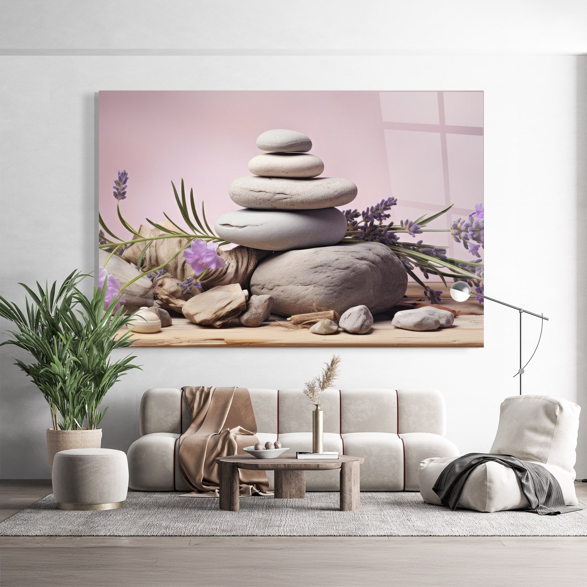 Purple Flower Stones mockup 9