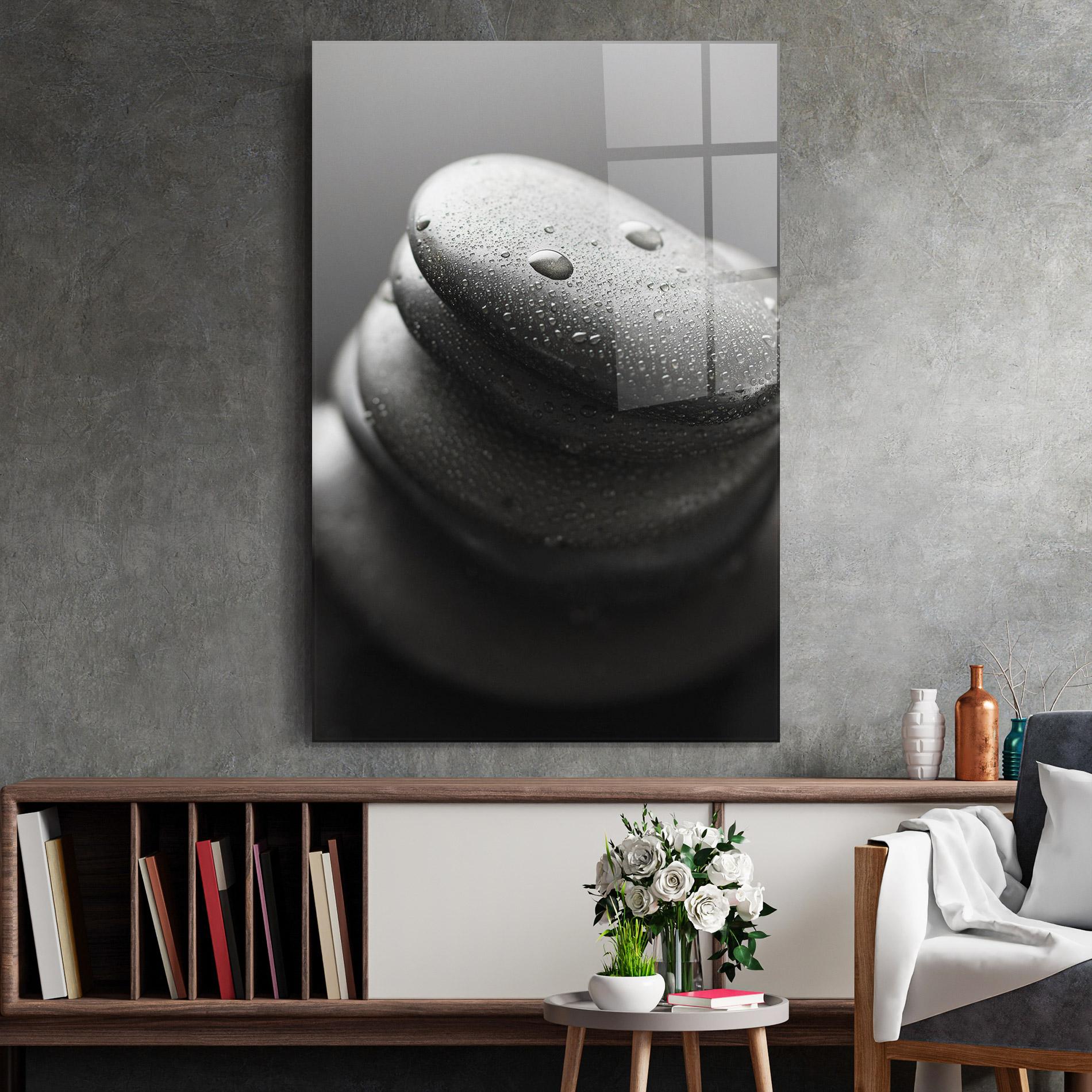 Tablou Sticla Beautiful Stones mockup 2