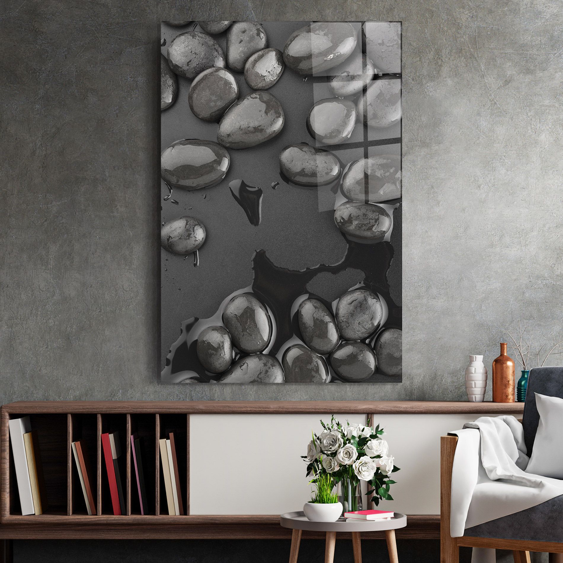 Grey Shiny Stones mockup 2