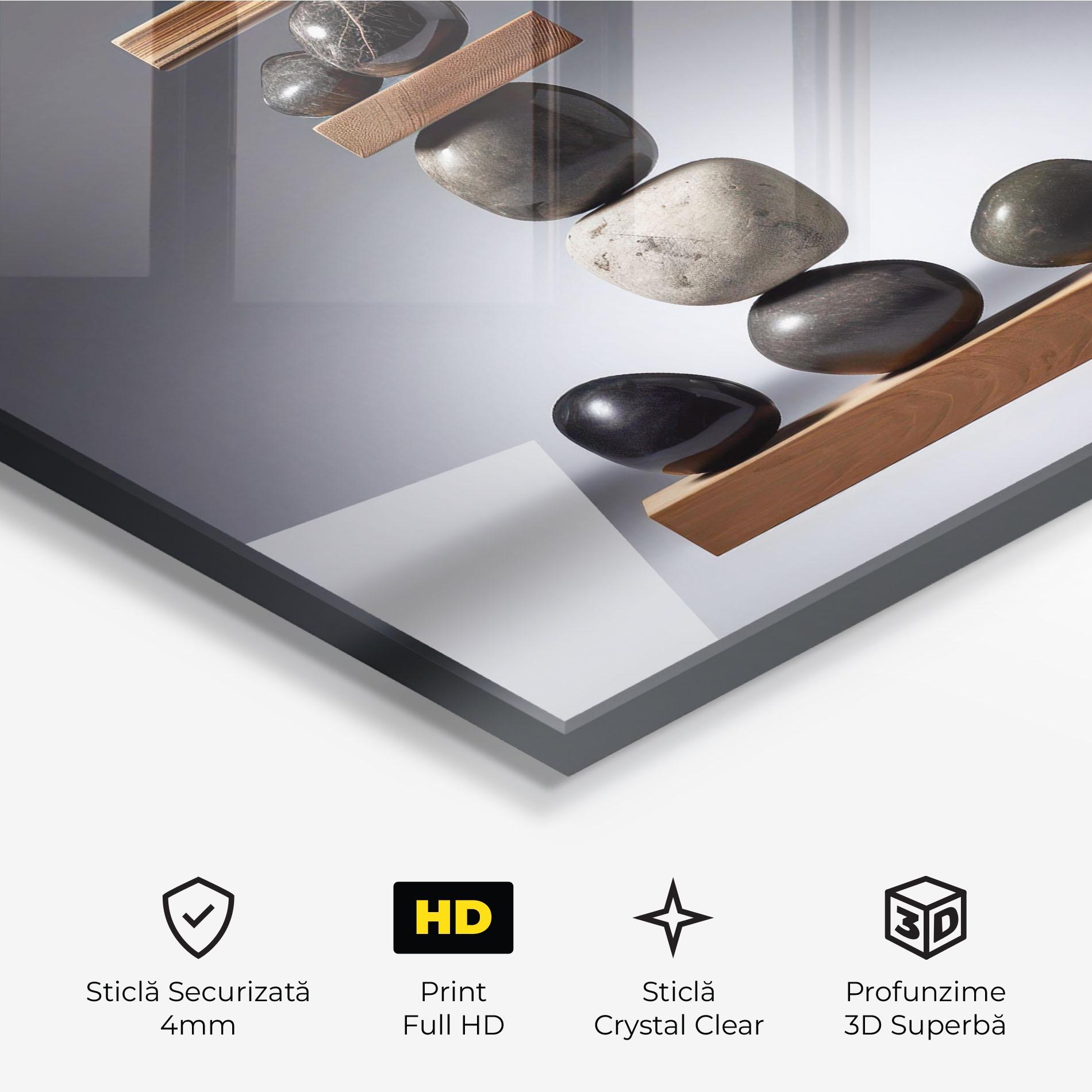 Tablou Sticla Zen Stones mockup 3