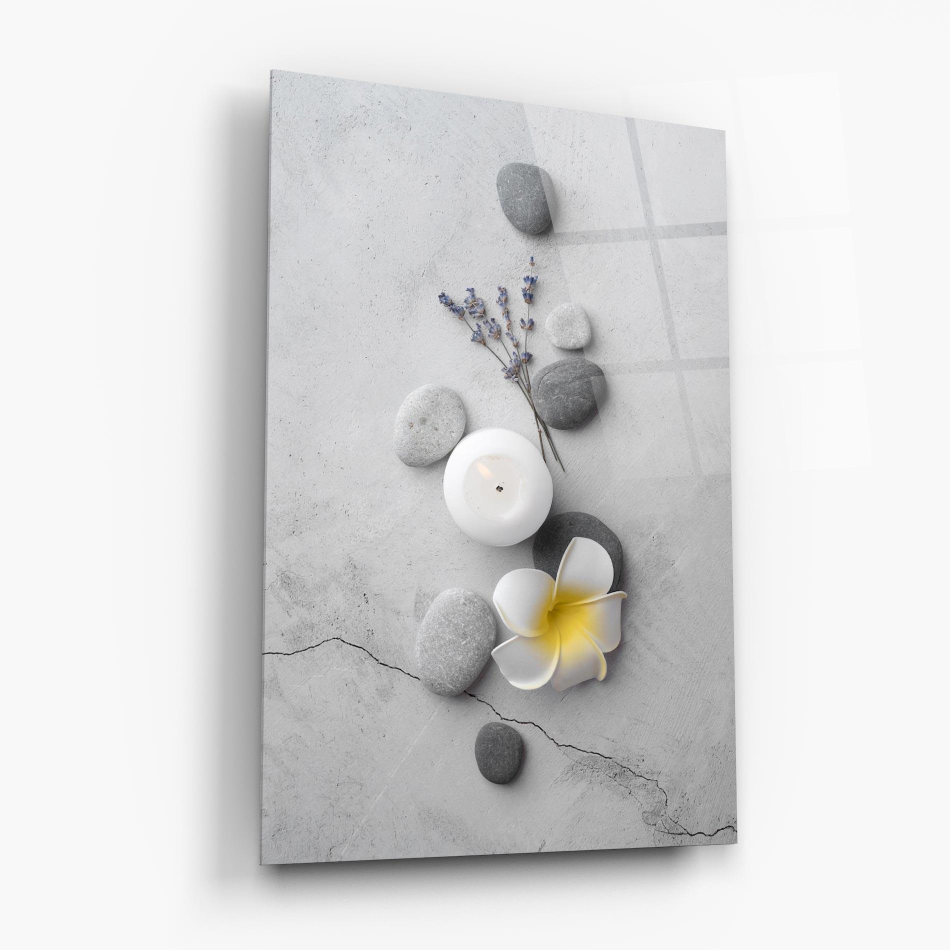 Tablou Sticla Feng Shui Stones mockup 6