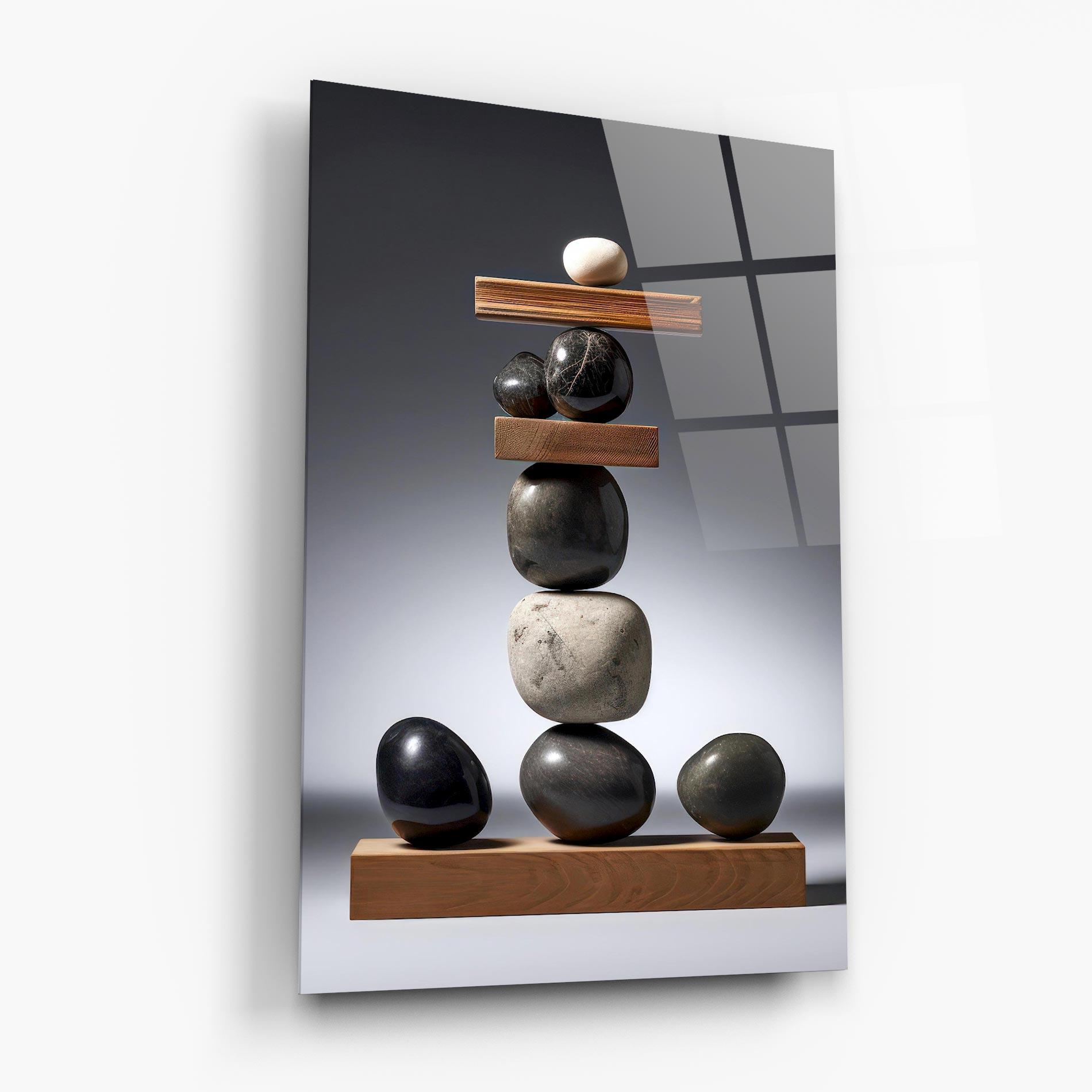 Tablou Sticla Zen Stones mockup 6