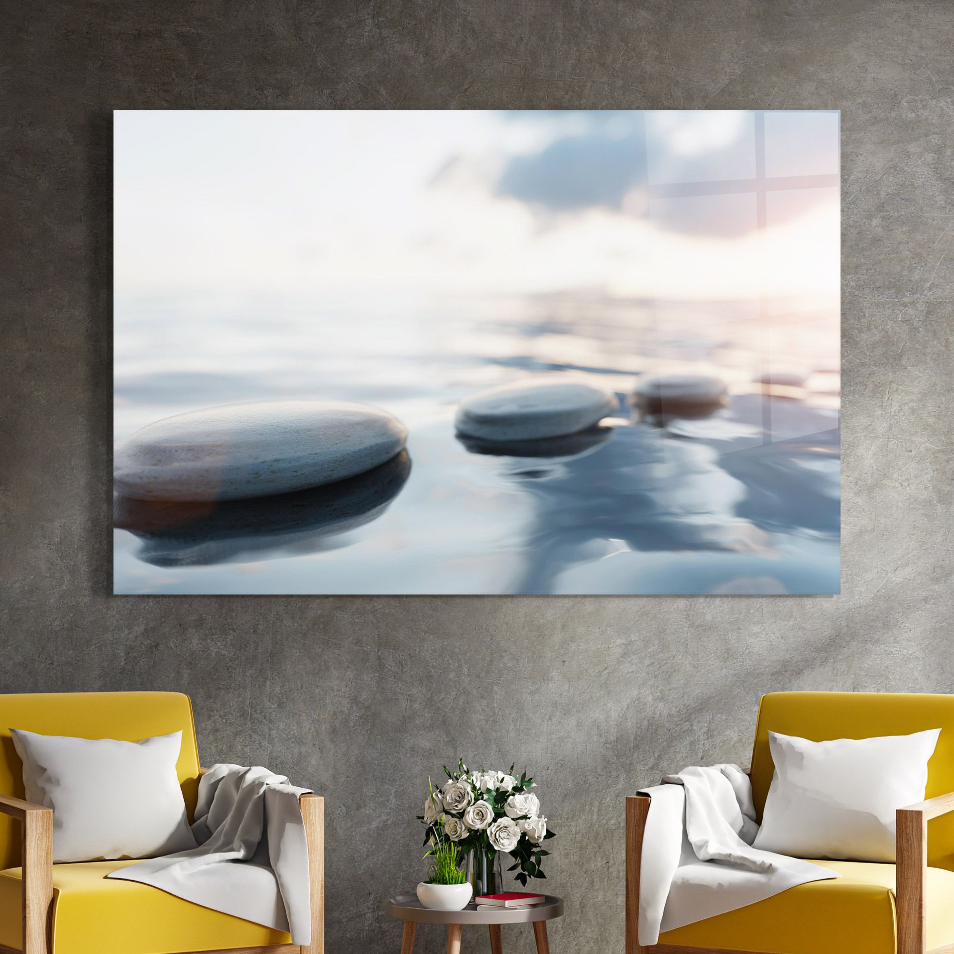 Calm Water Stone mockup 4