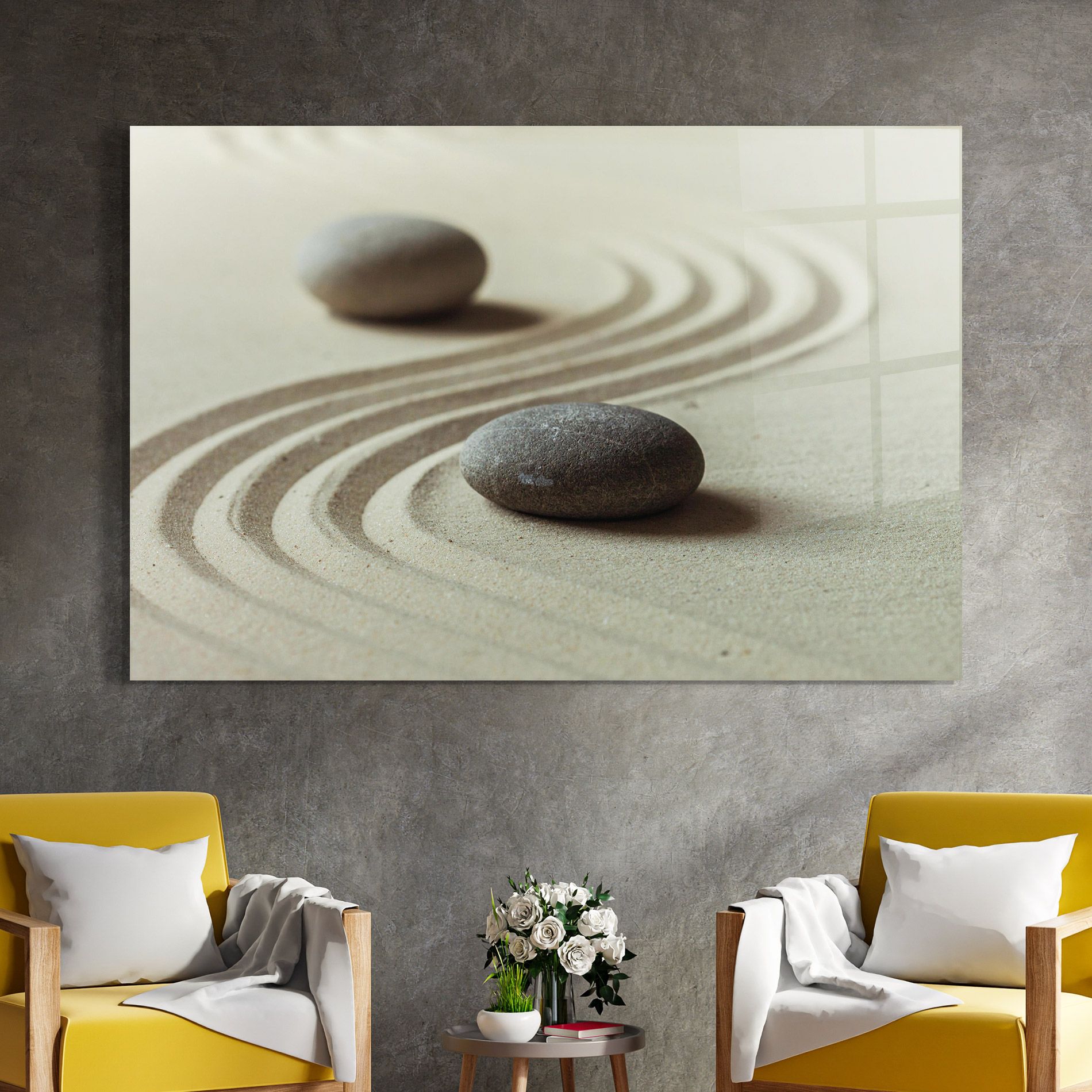Cream Sand Stones mockup 4