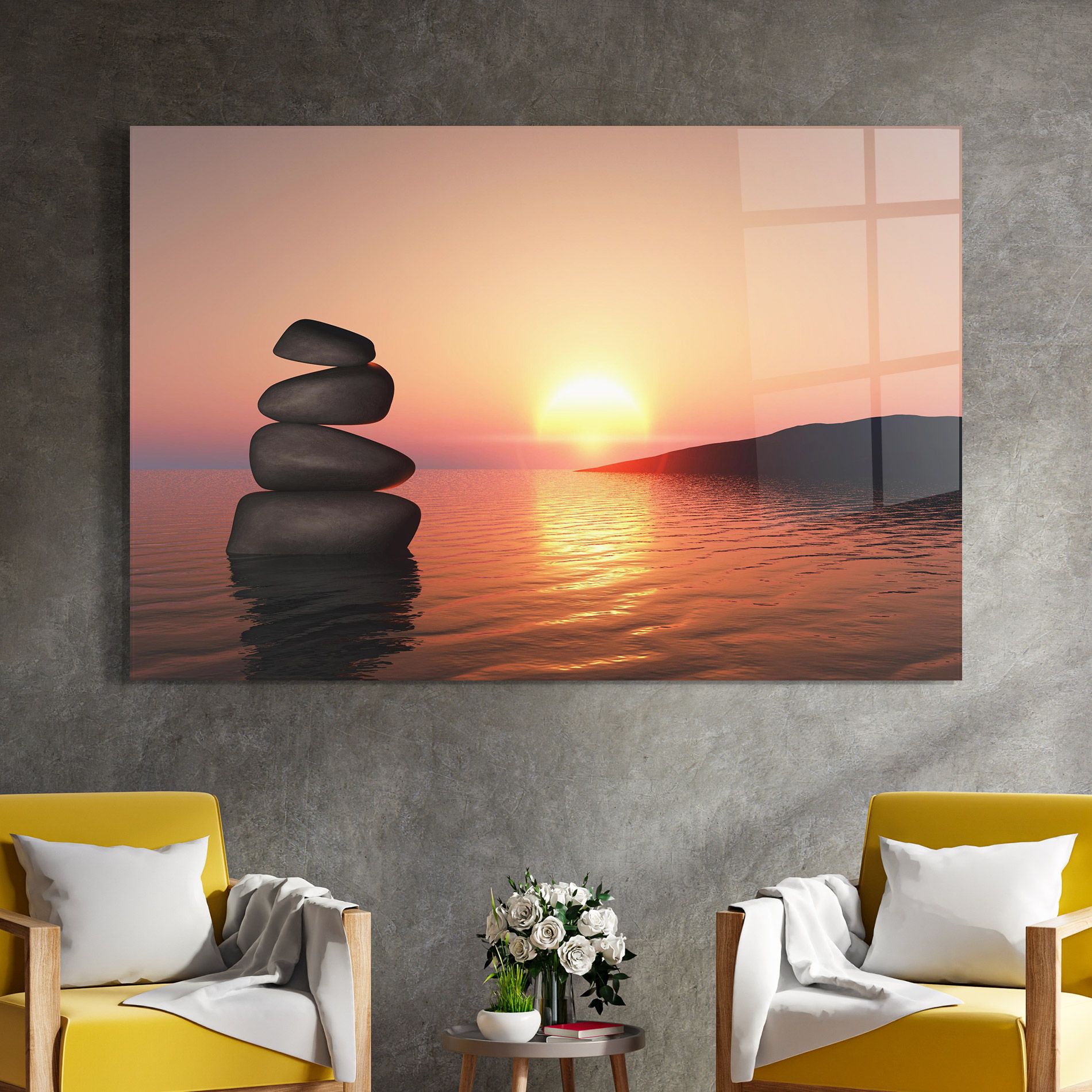 Peace And Sunset mockup 4