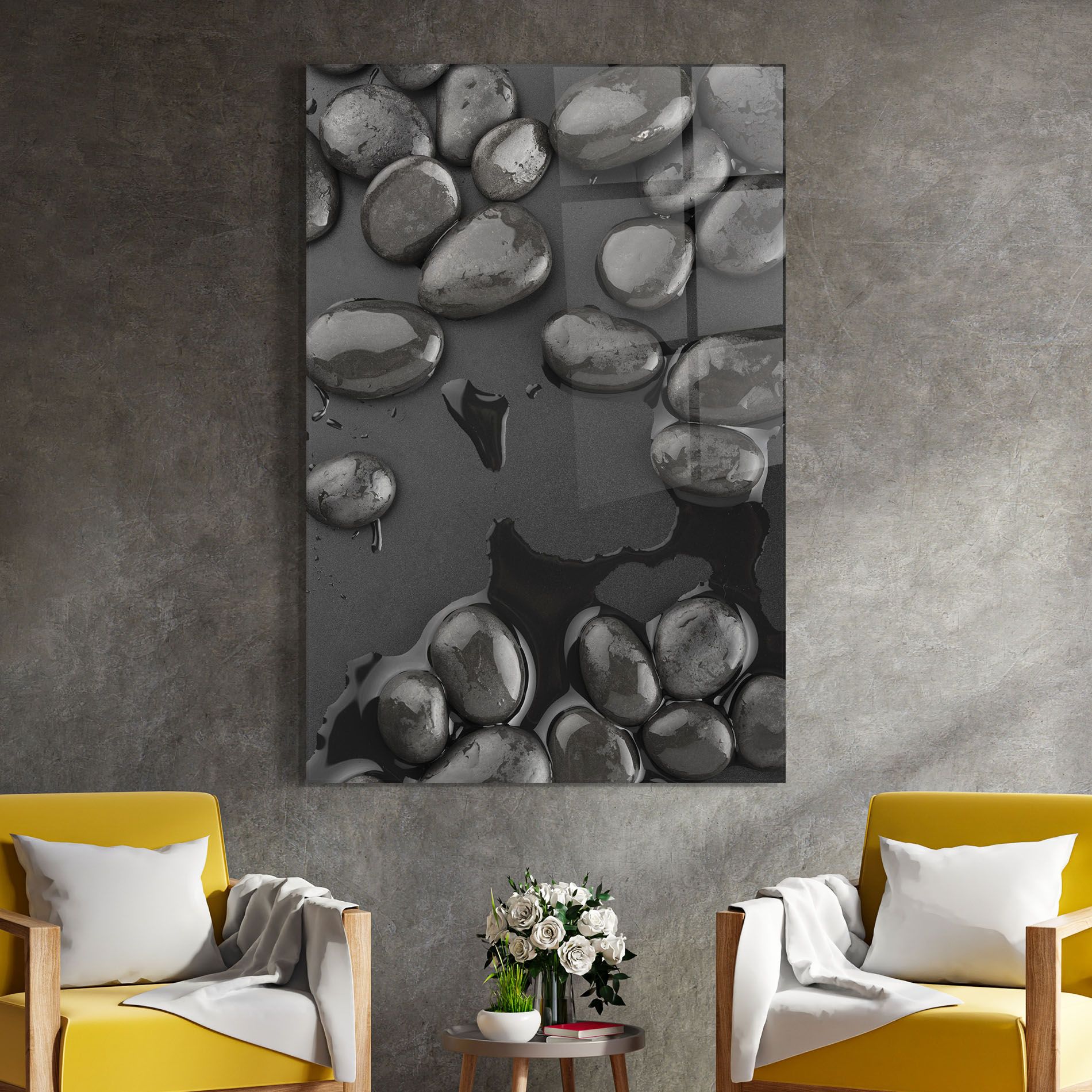 Grey Shiny Stones mockup 4