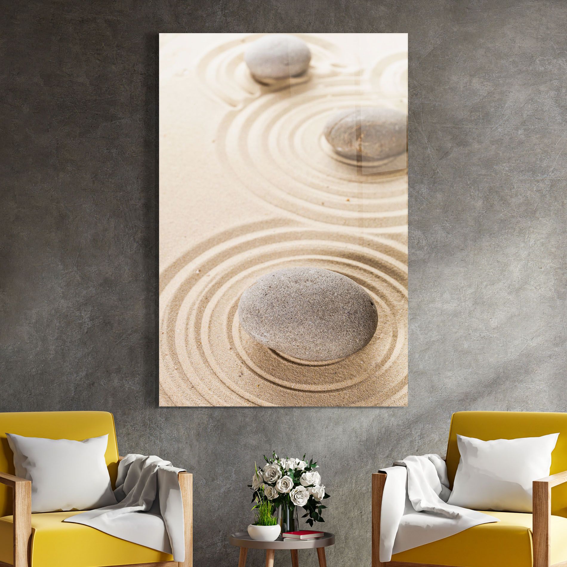 Meditation Cream Stone mockup 4