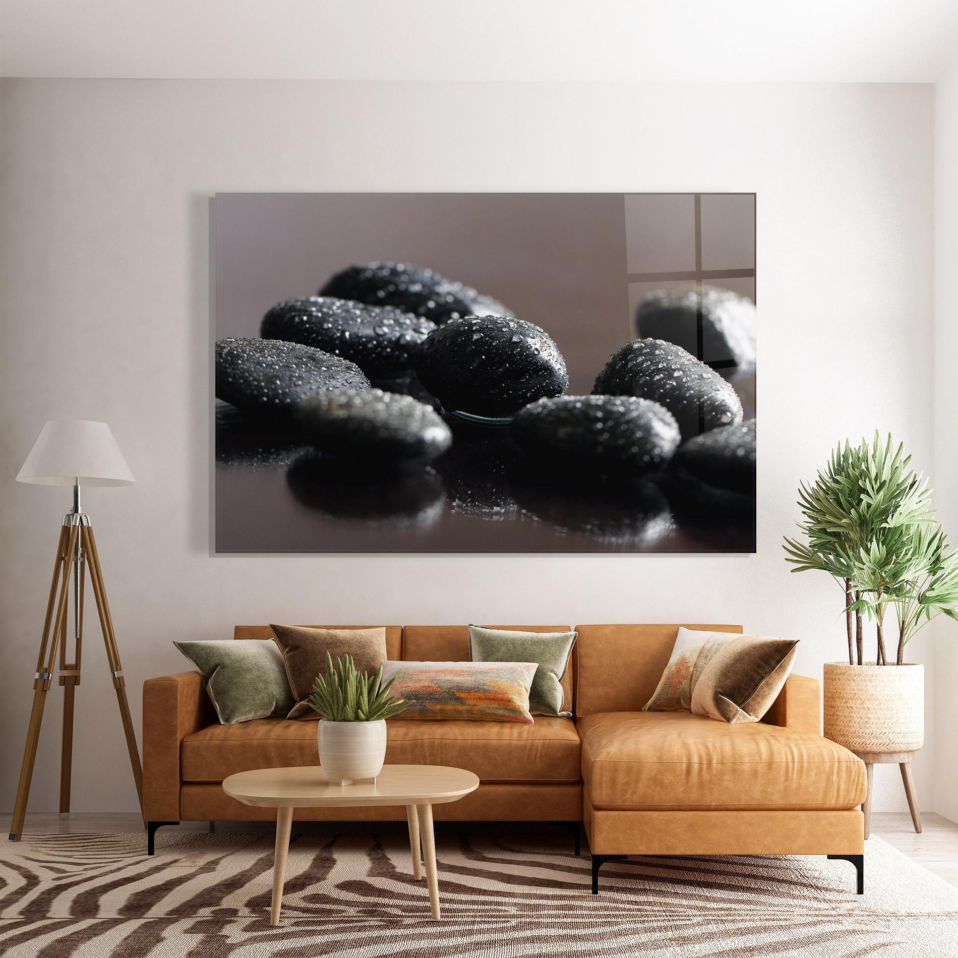 Tablou Sticla Massage Stones mockup 7