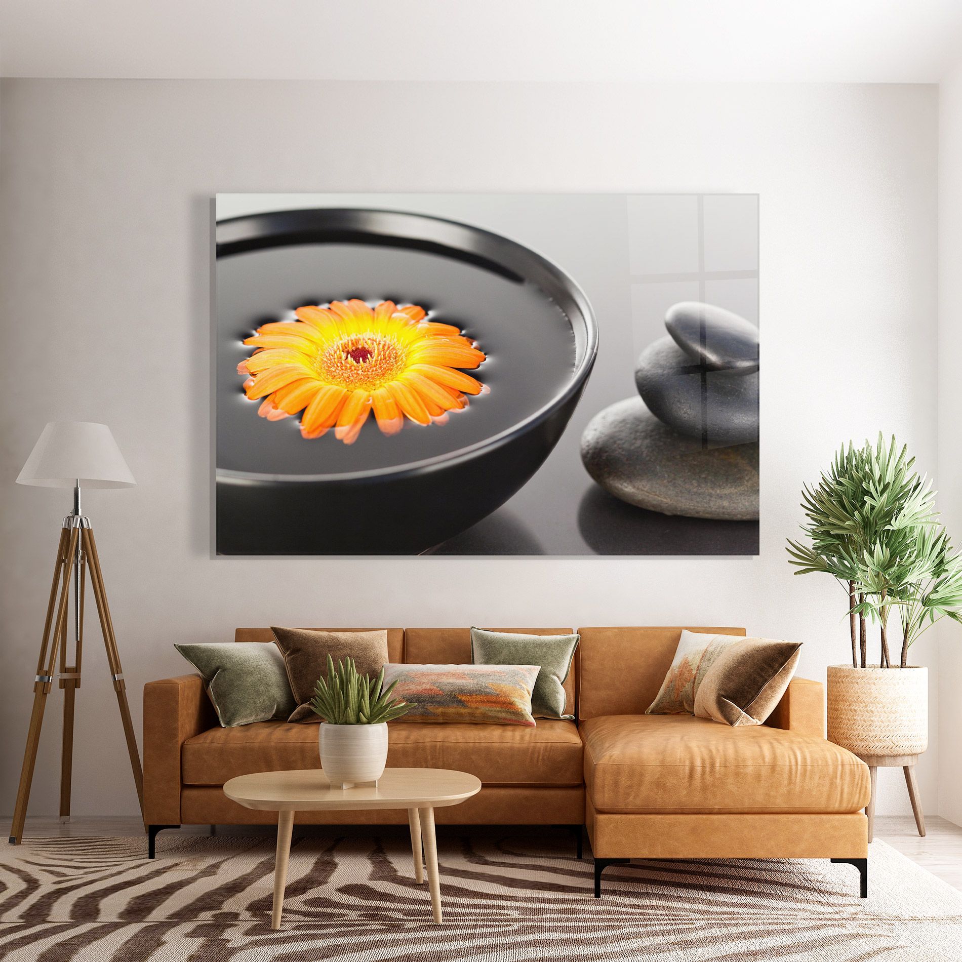 Orange Flower Stones mockup 7