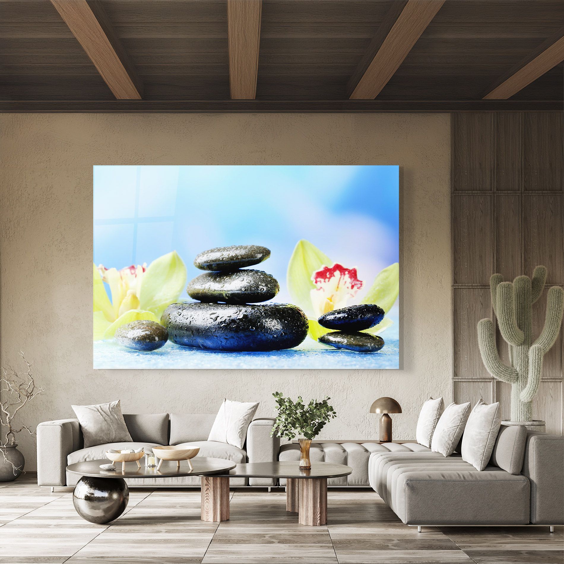 Blooming Orchid Stone mockup 8