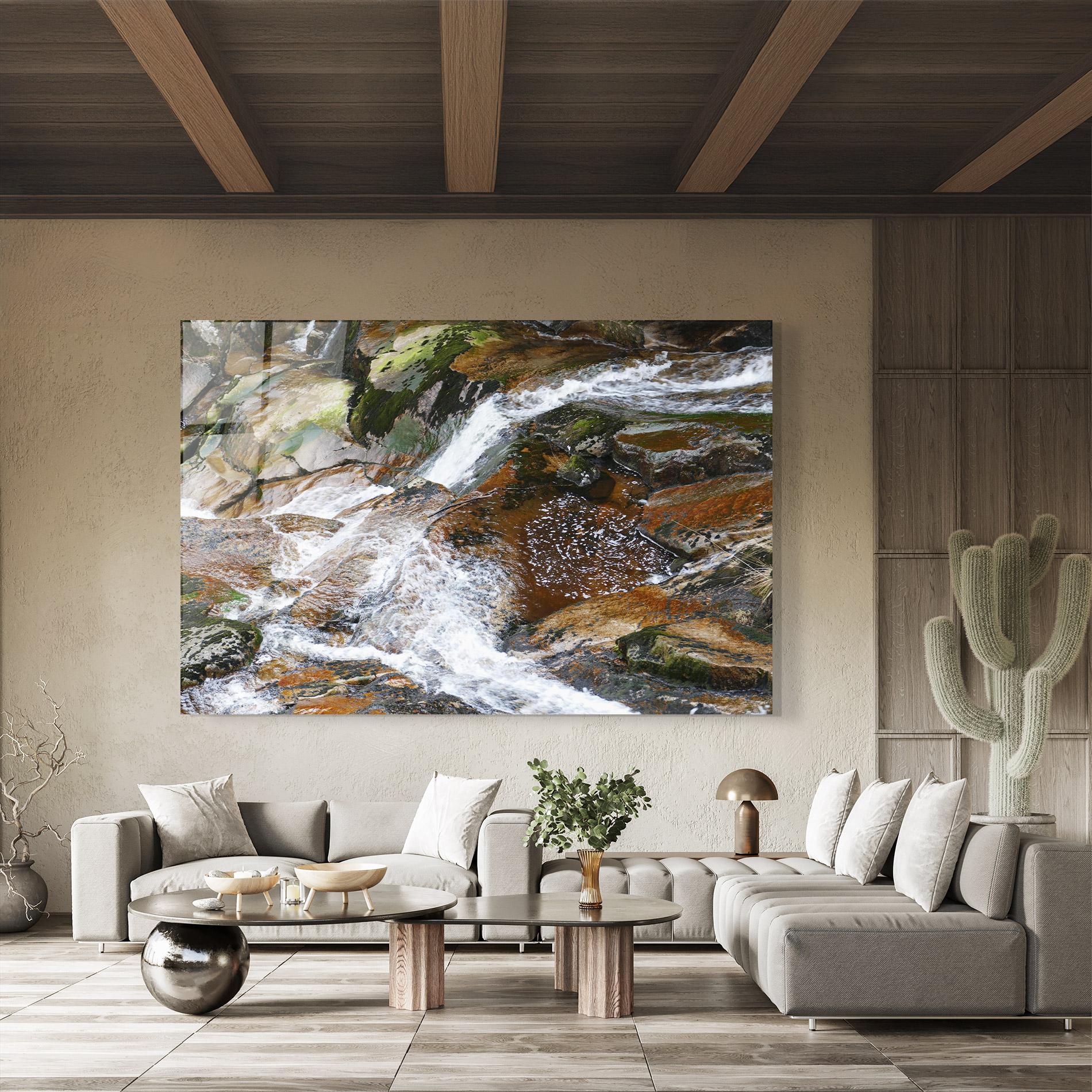 Tablou Sticla Forest Peace mockup 8