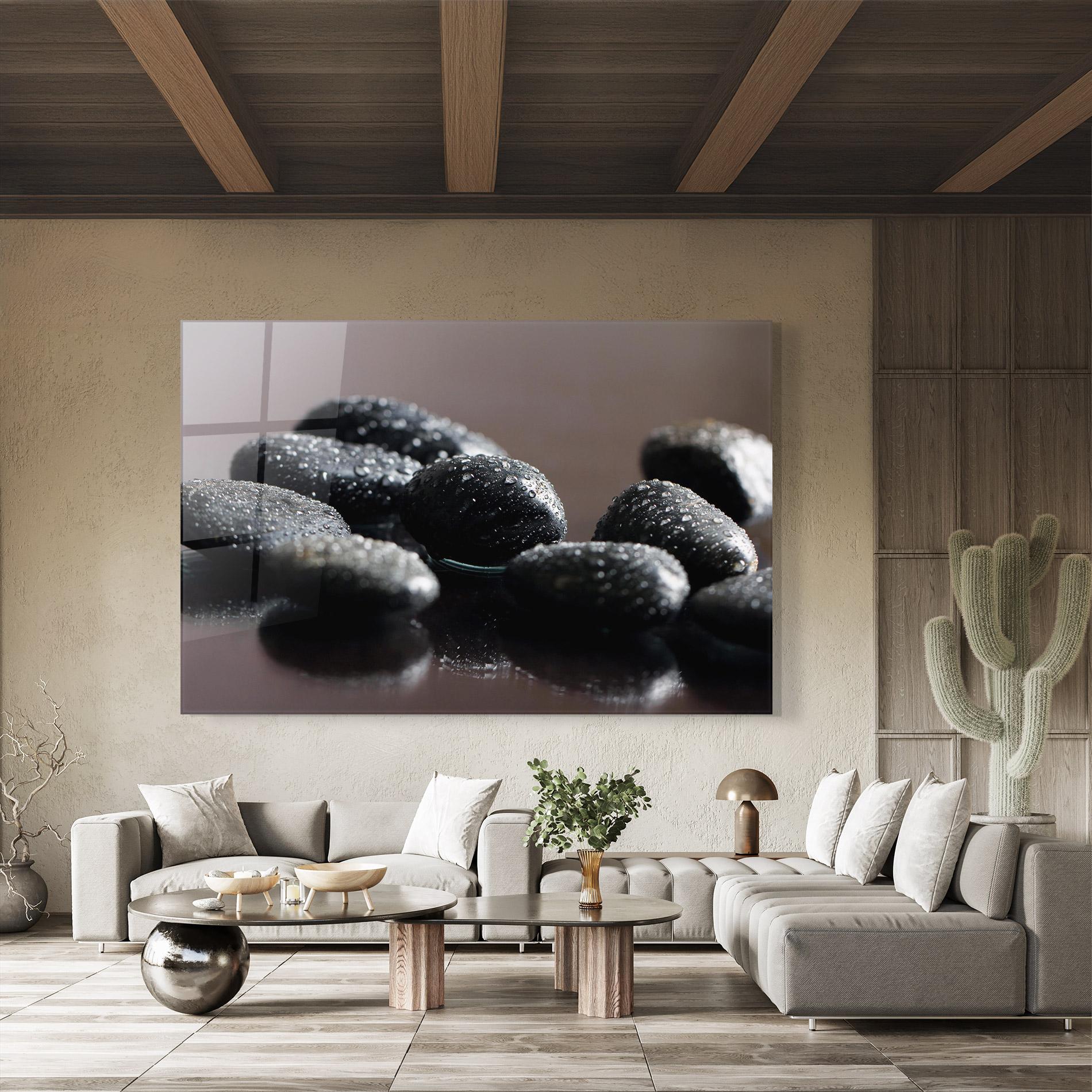 Tablou Sticla Massage Stones mockup 8