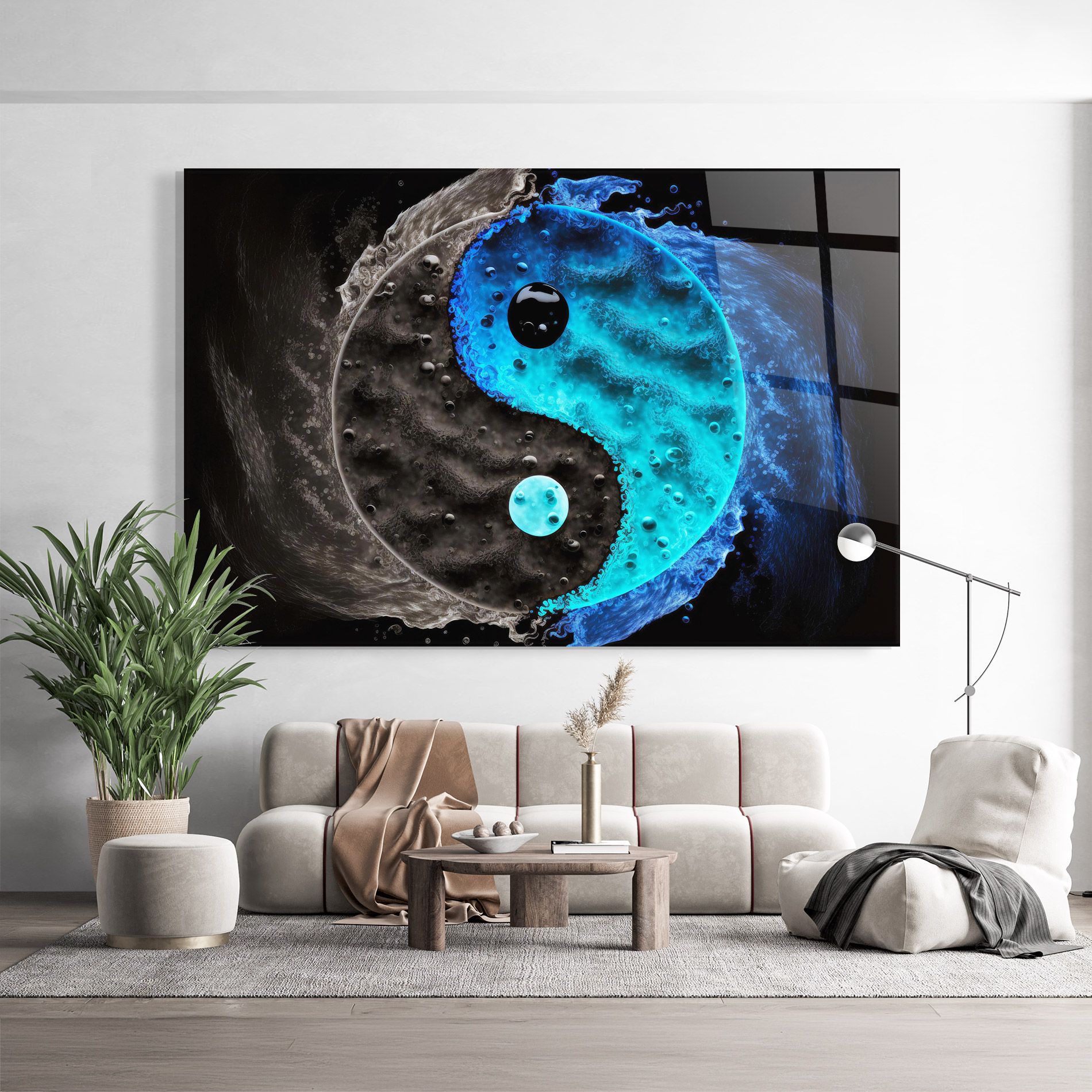 Blue Water Yinyang mockup 9