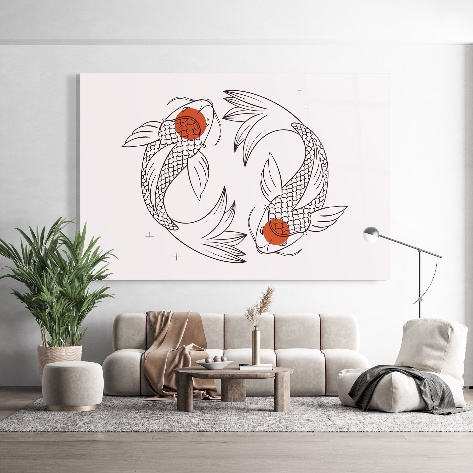 Koi Yinyang Art mockup 9