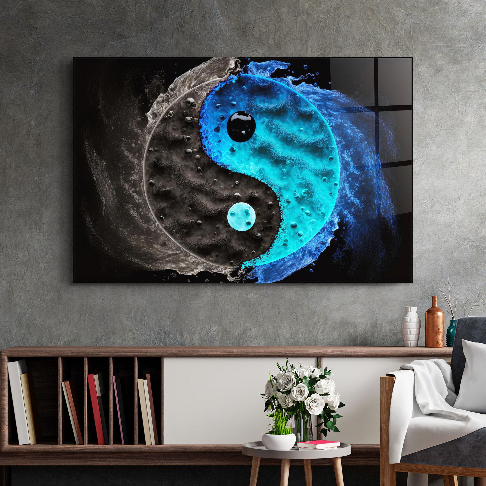 Blue Water Yinyang mockup 2