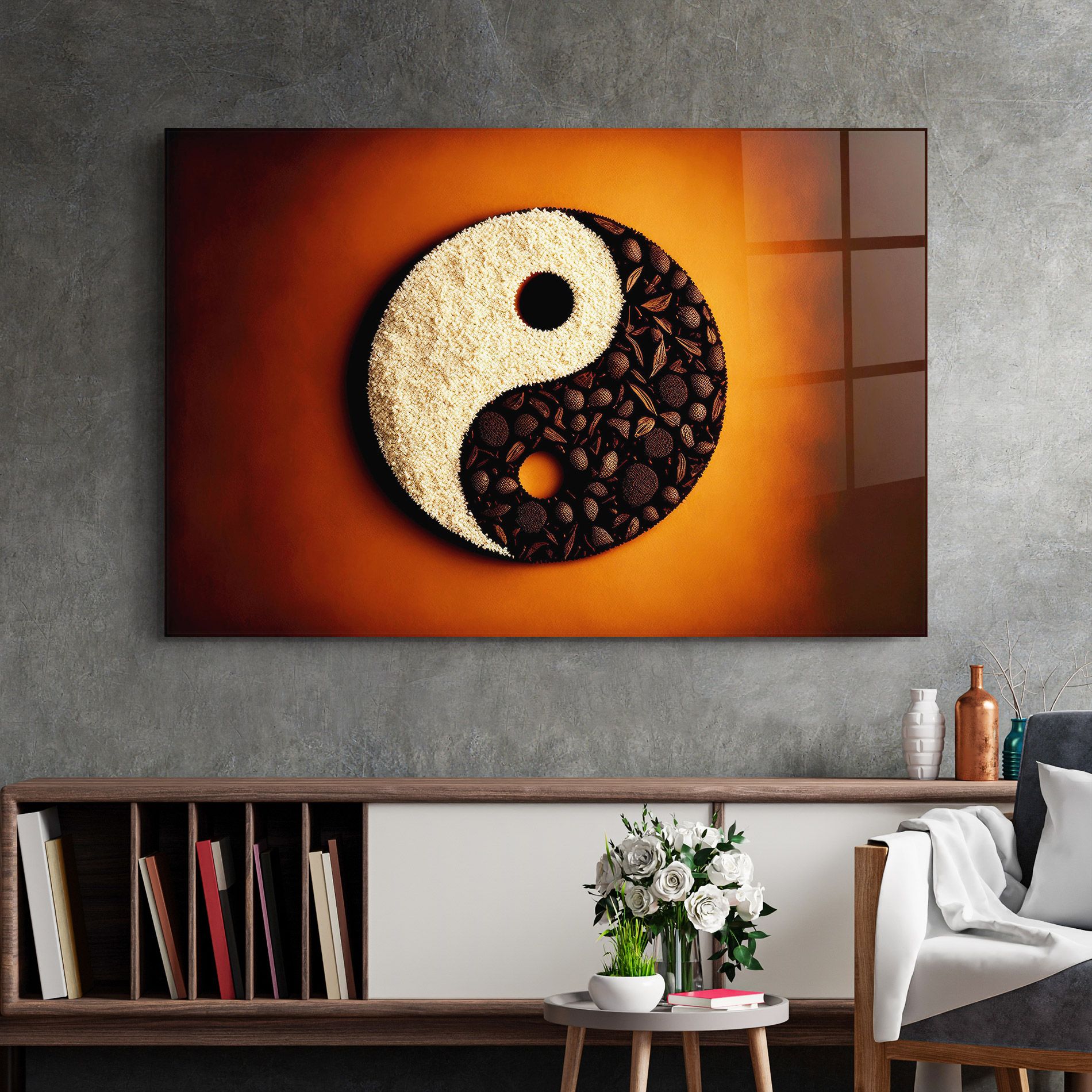 Coffee Yinyang mockup 2
