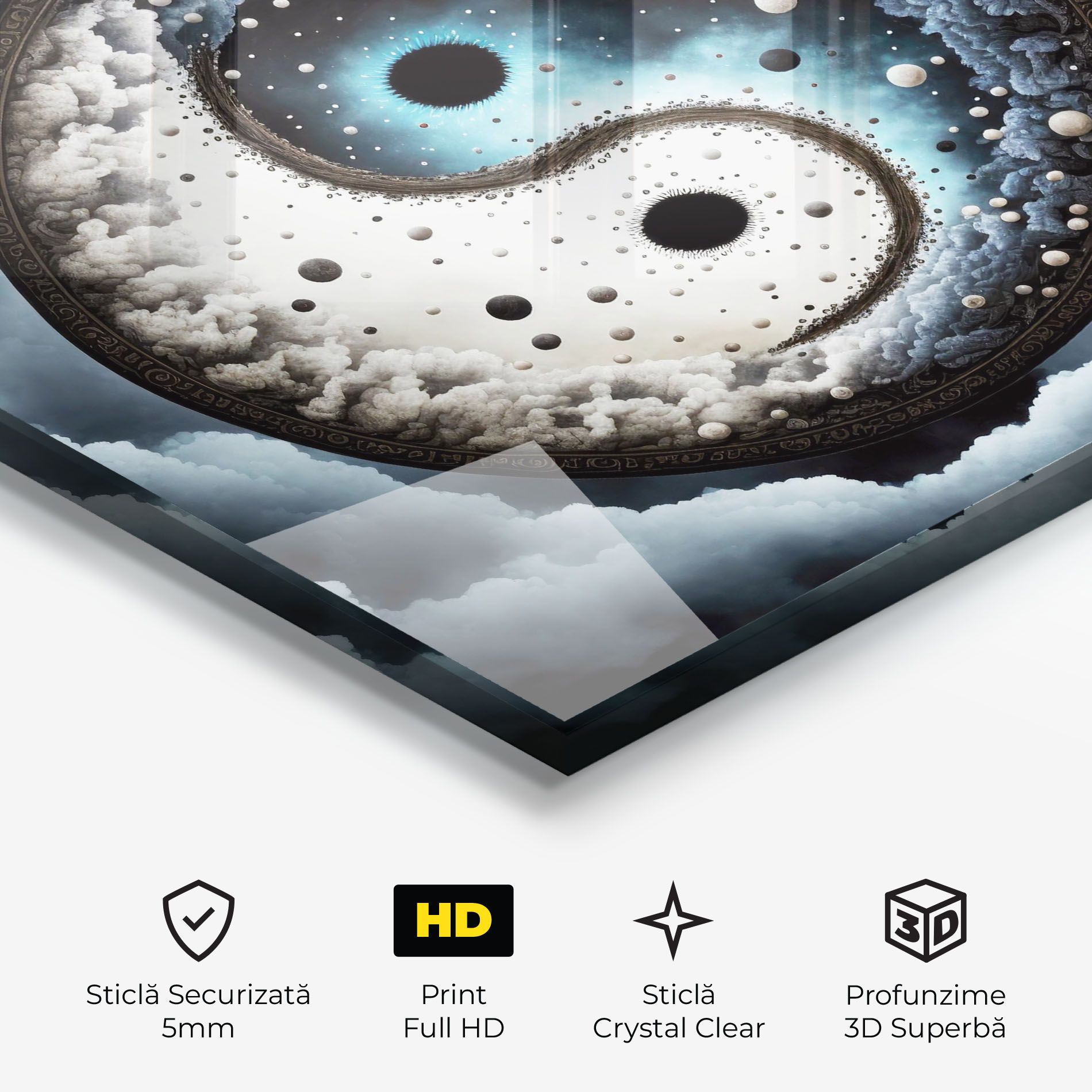 Black Blue Yinyang mockup 3