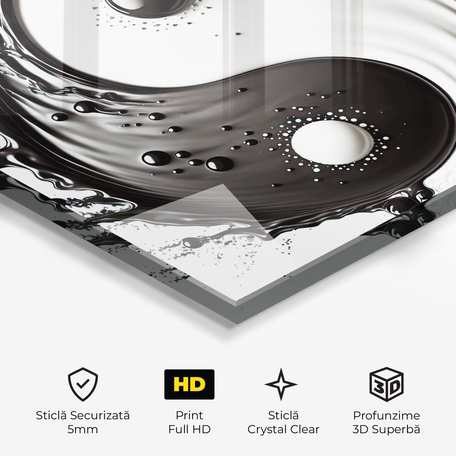 Black Liquid Yinyang mockup 3