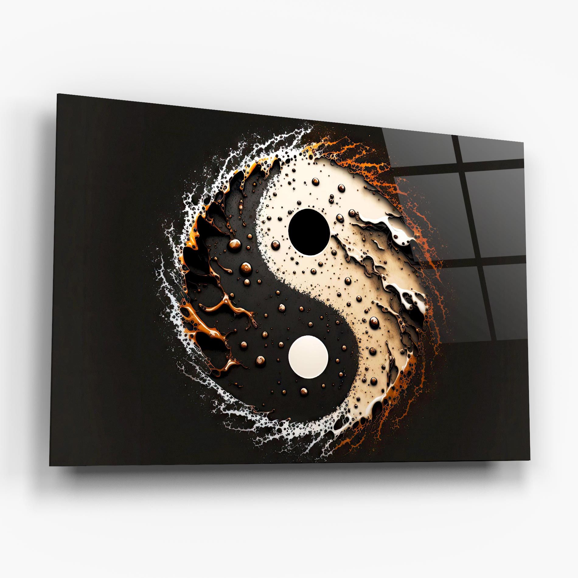 Brown Liquid Yinyang mockup 6