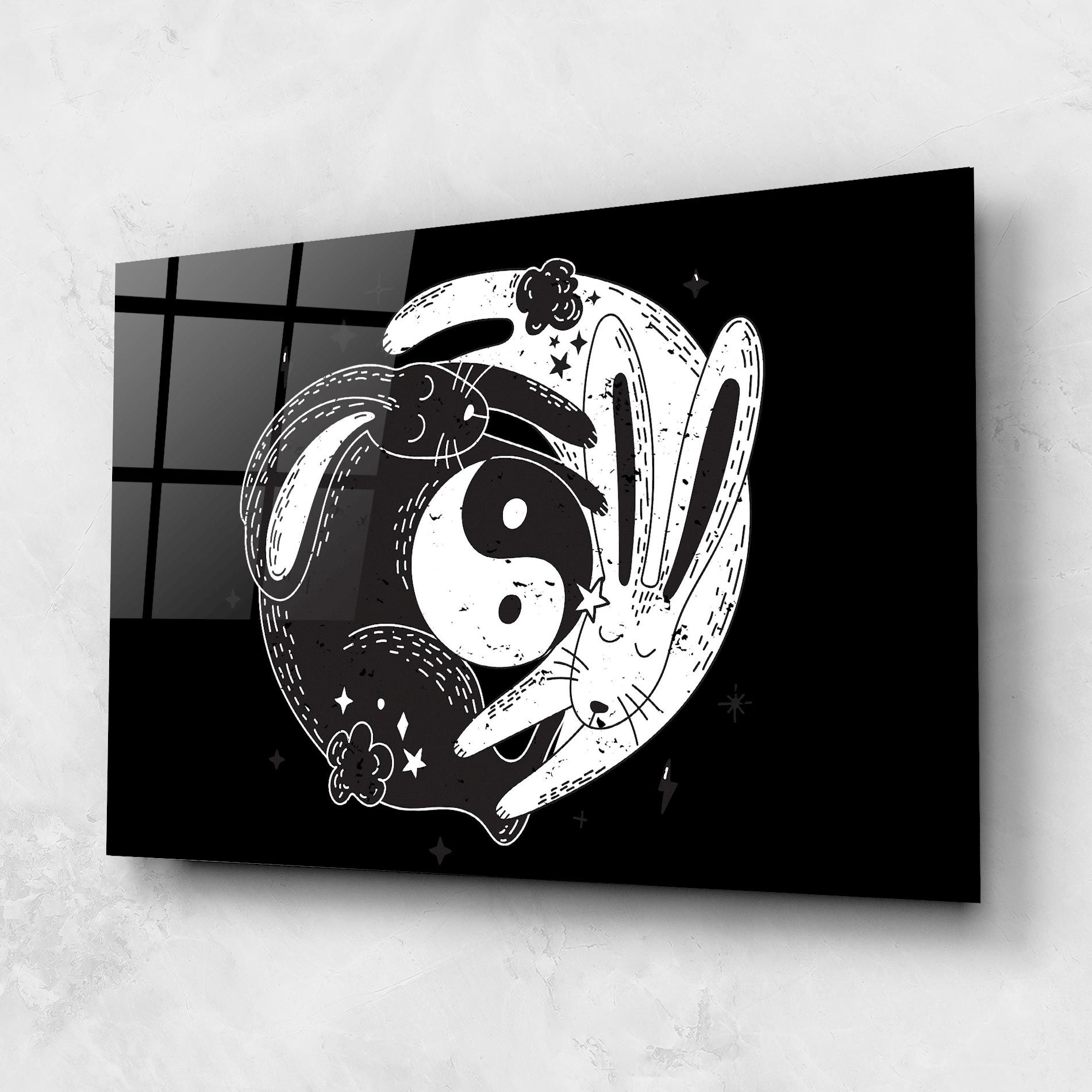 Bunny Yinyang mockup 1