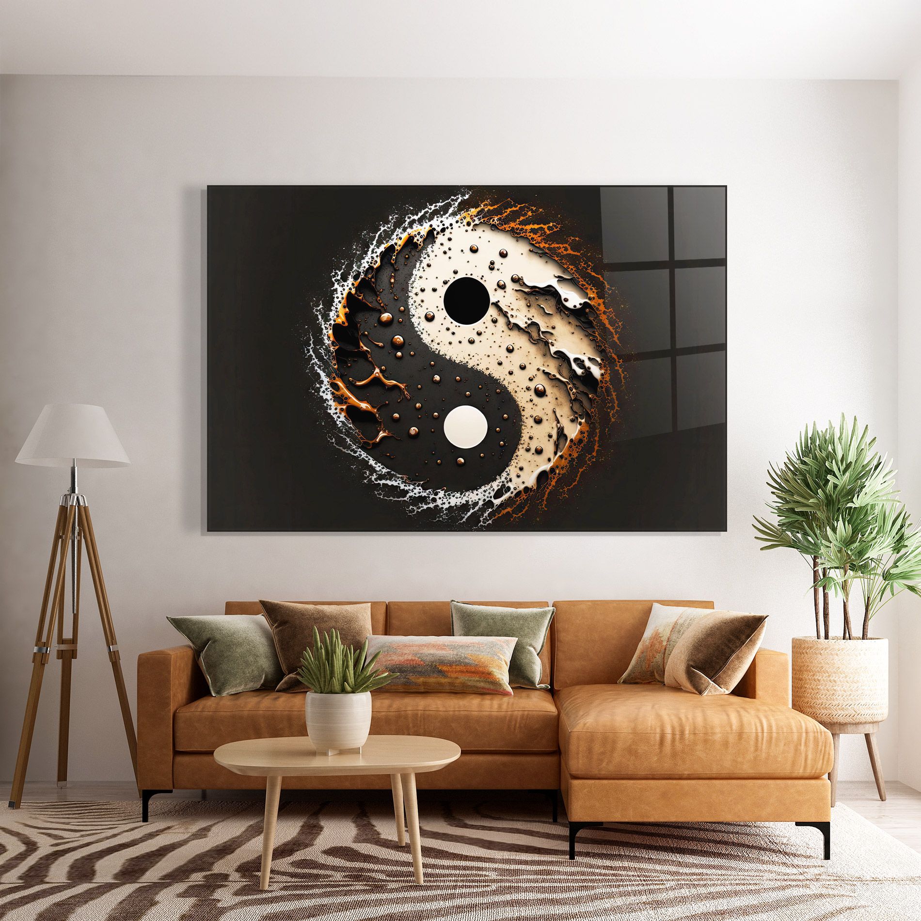 Brown Liquid Yinyang mockup 7