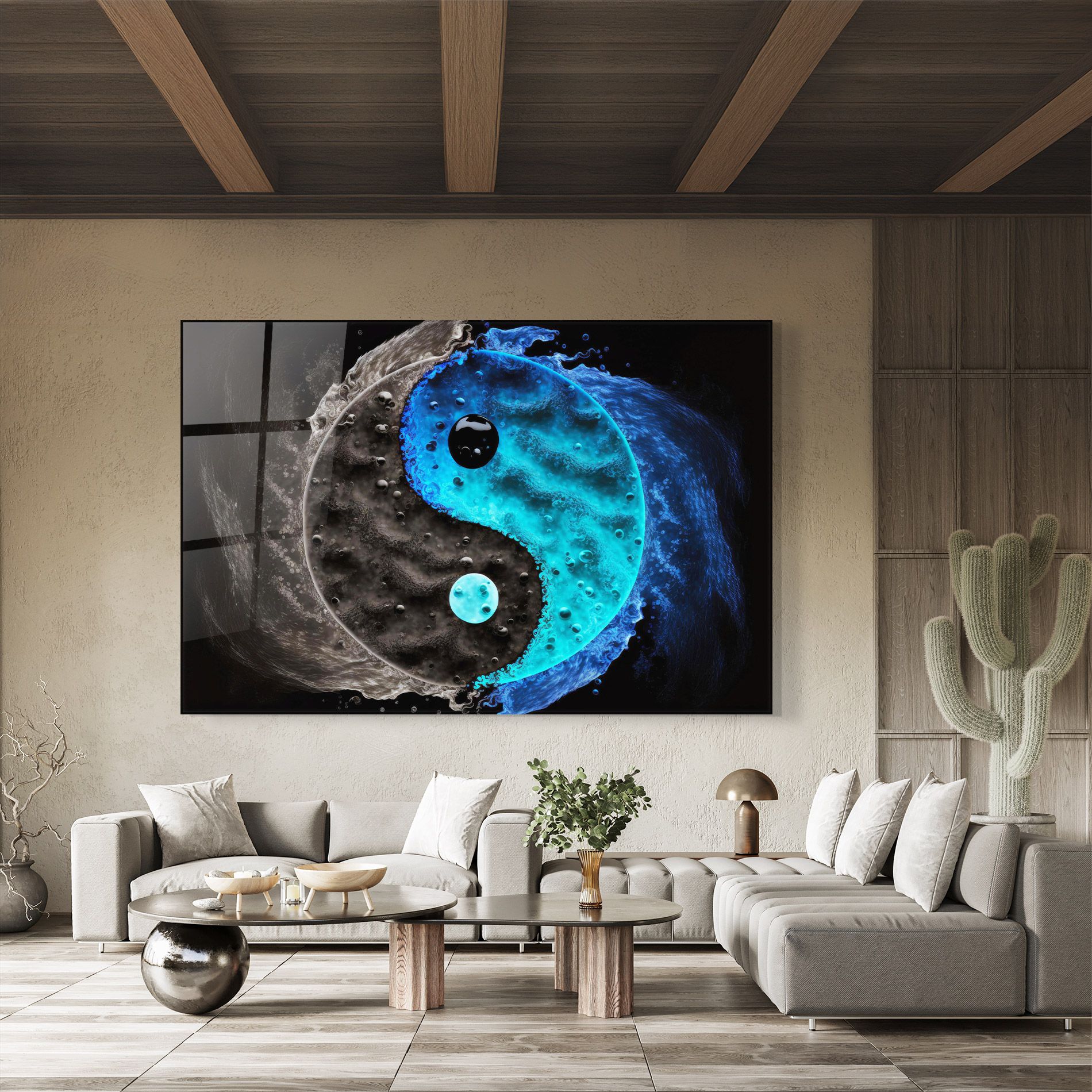 Blue Water Yinyang mockup 8
