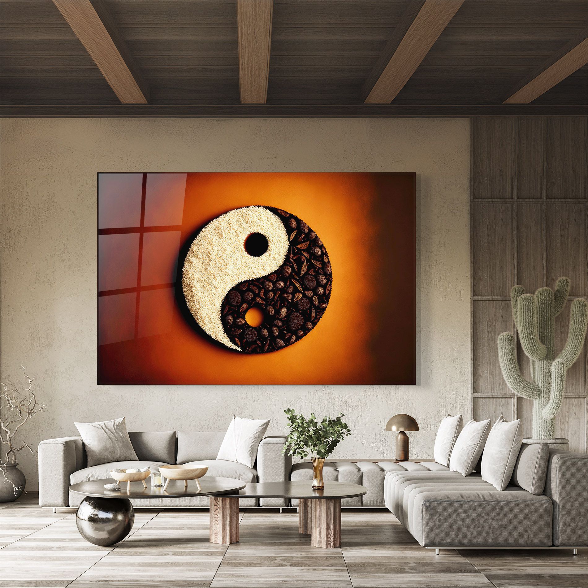 Coffee Yinyang mockup 8