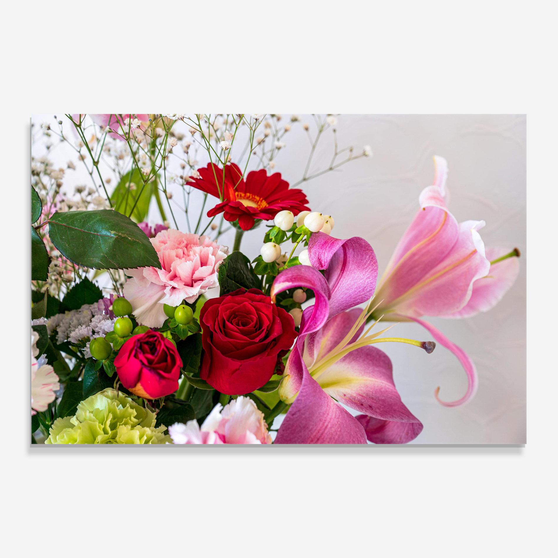 Tablou Sticla Bouquet mockup 0