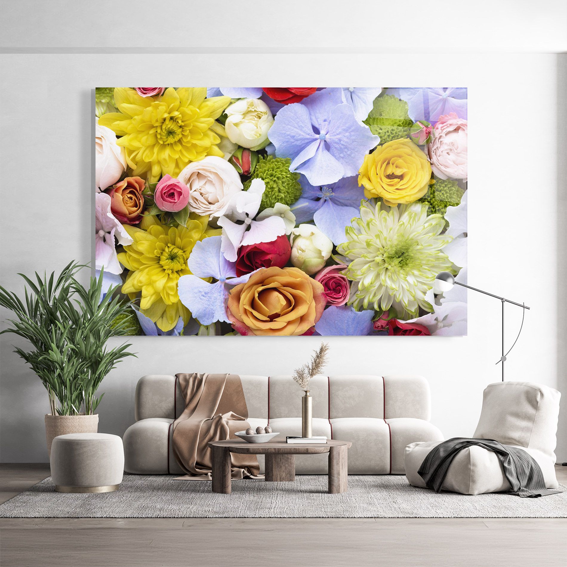Color Mix Flower Bouquet mockup 9
